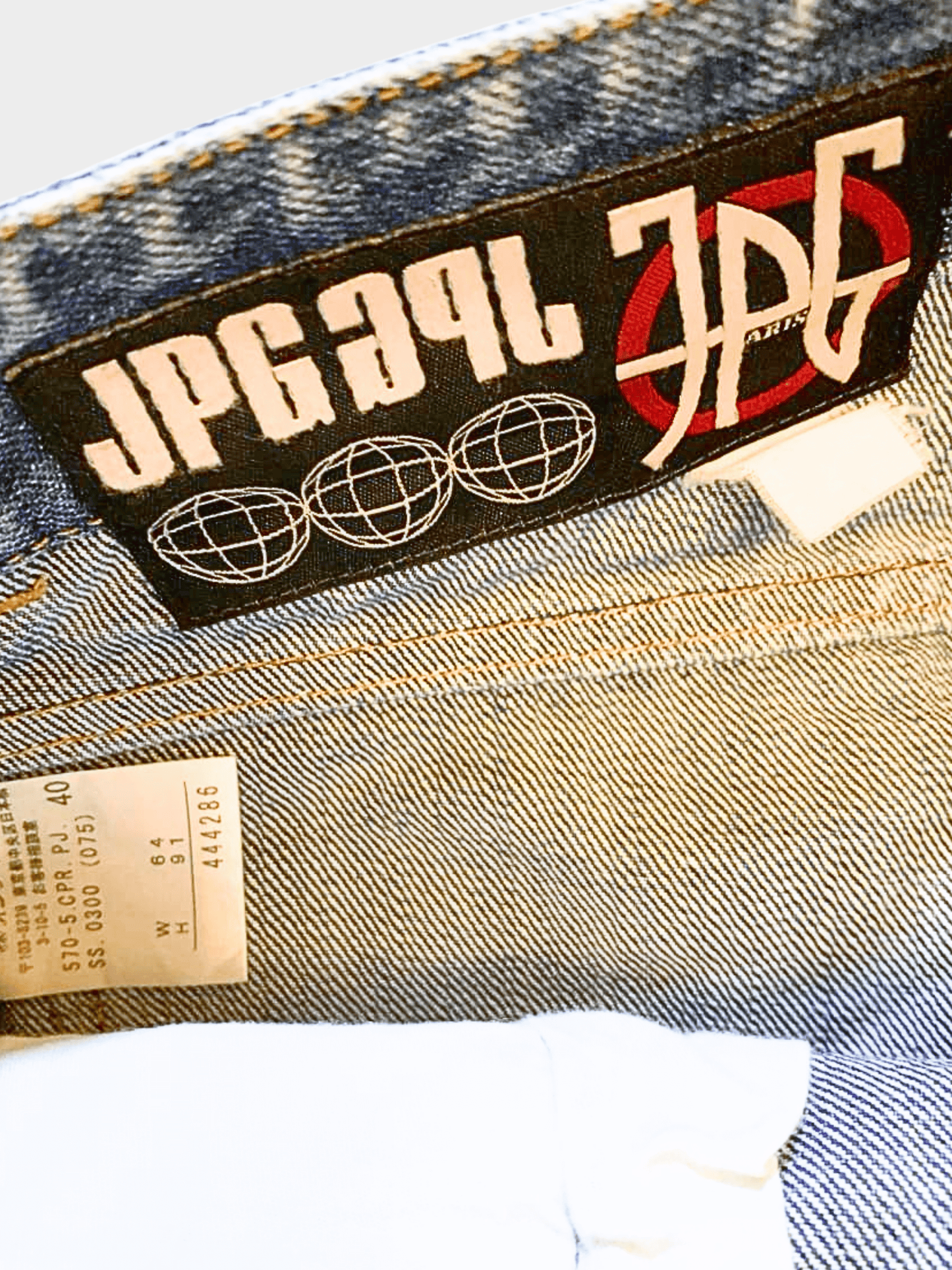 Jean Paul Gaultier 2000s Blue Denim Fringe Jeans