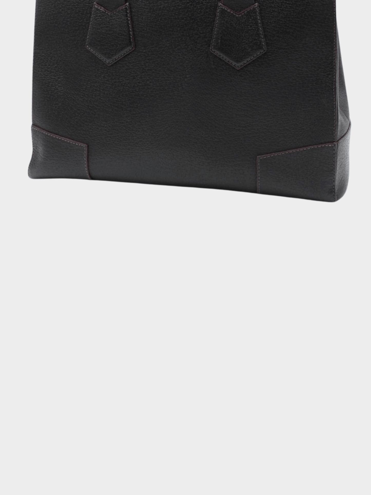 Vivienne Westwood 2000s Black Executive Orb Handbag Tote Bag