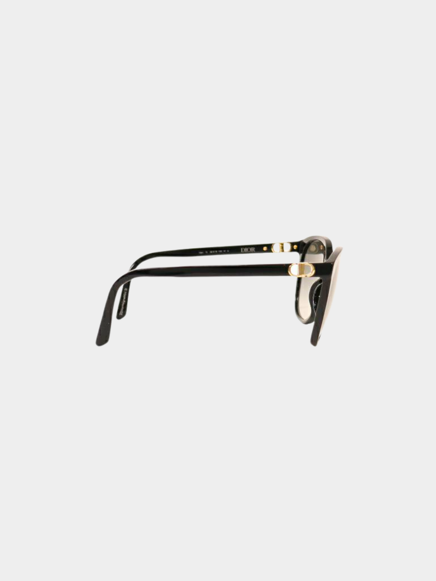 Christian Dior 2010s Black CD Sunglasses