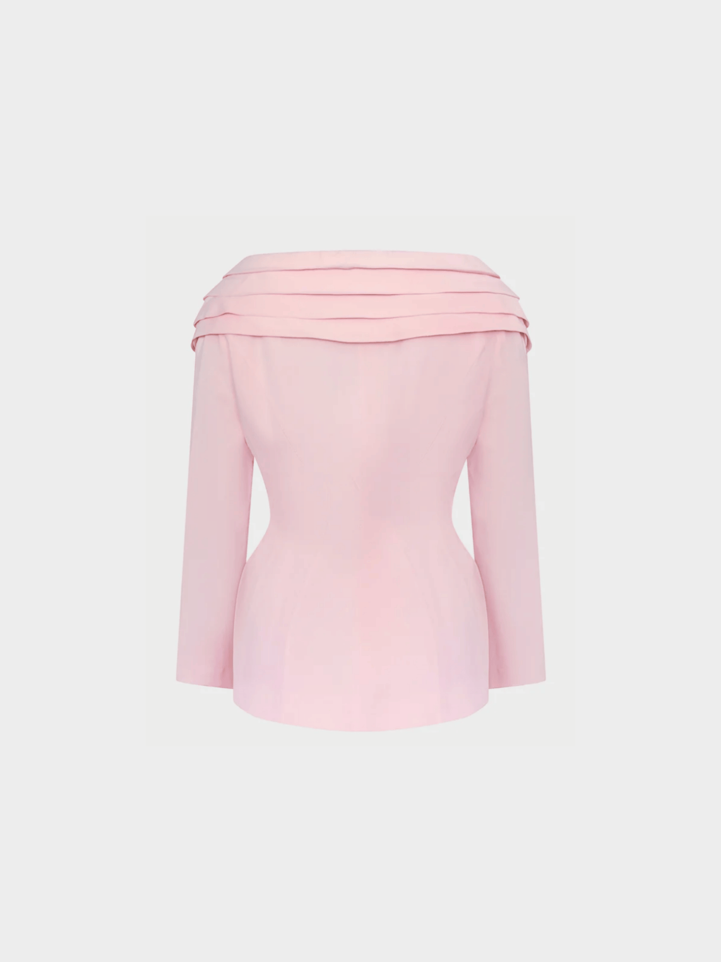 Thierry Mugler 1990s Pink Crepe Jacket