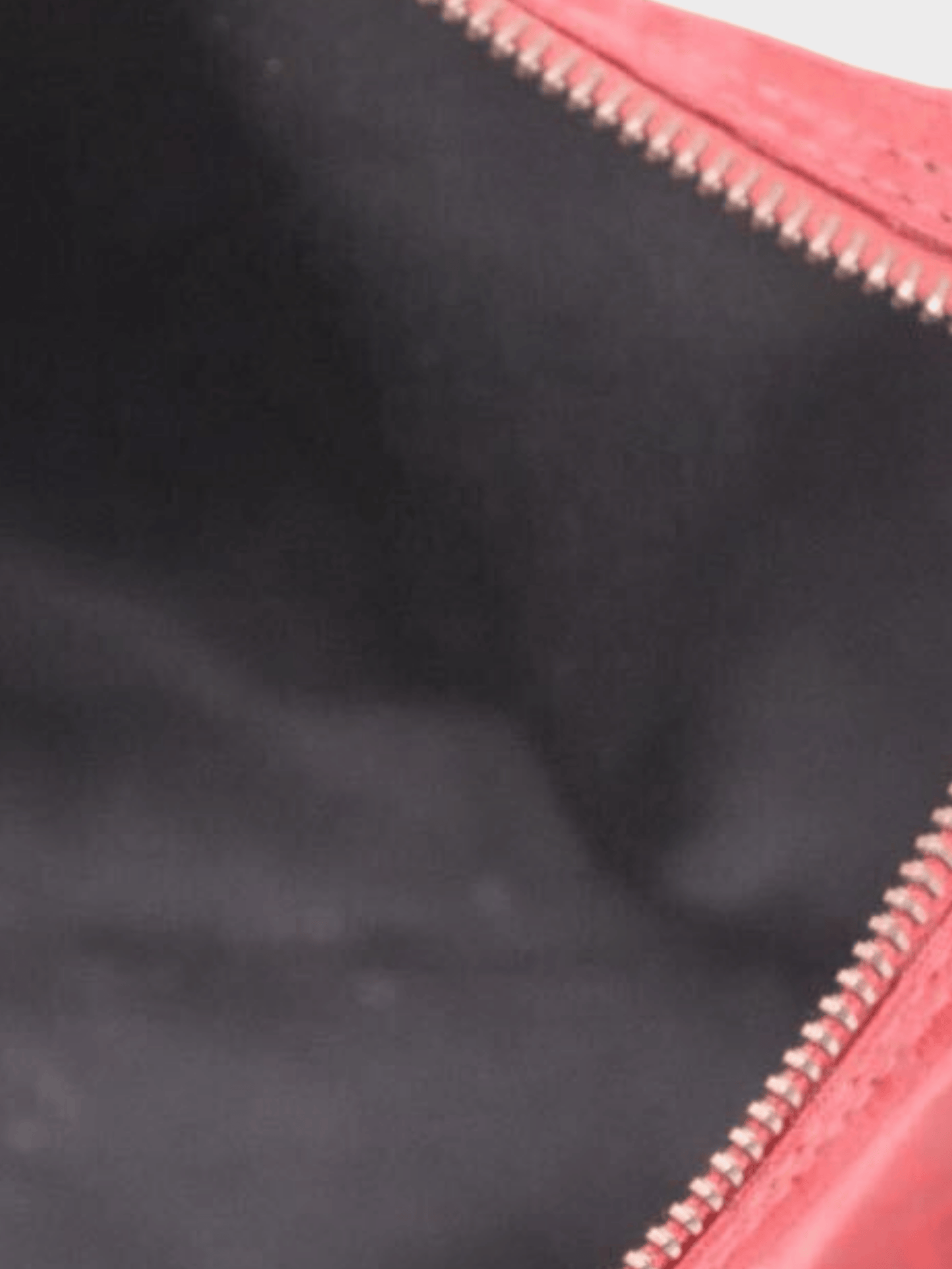 Fendi 2000s Cherry Red Zucchino Barrel Pochette Bag