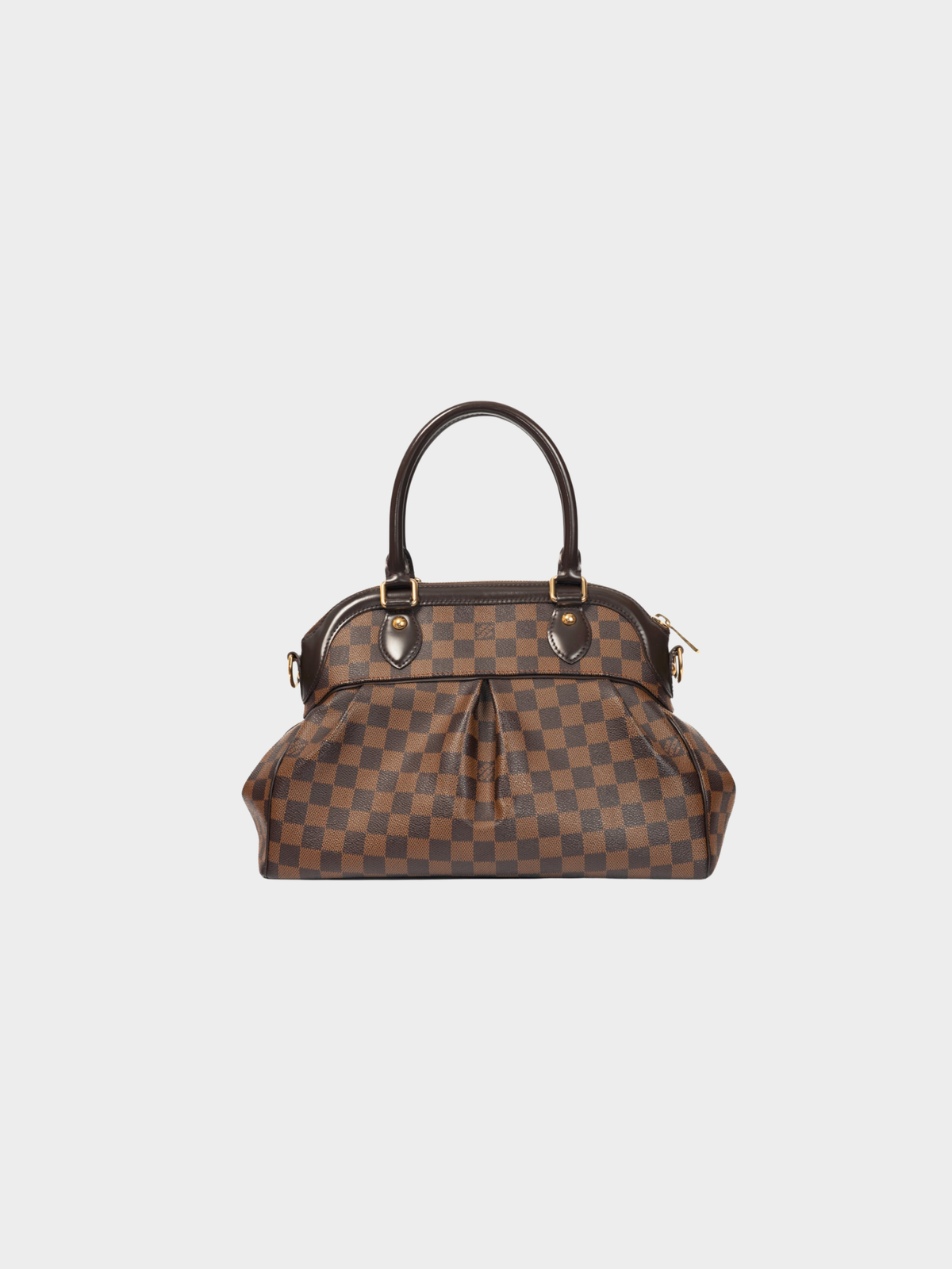 Louis Vuitton 2011 Trevi PM Damier Ebene Canvas Handbag