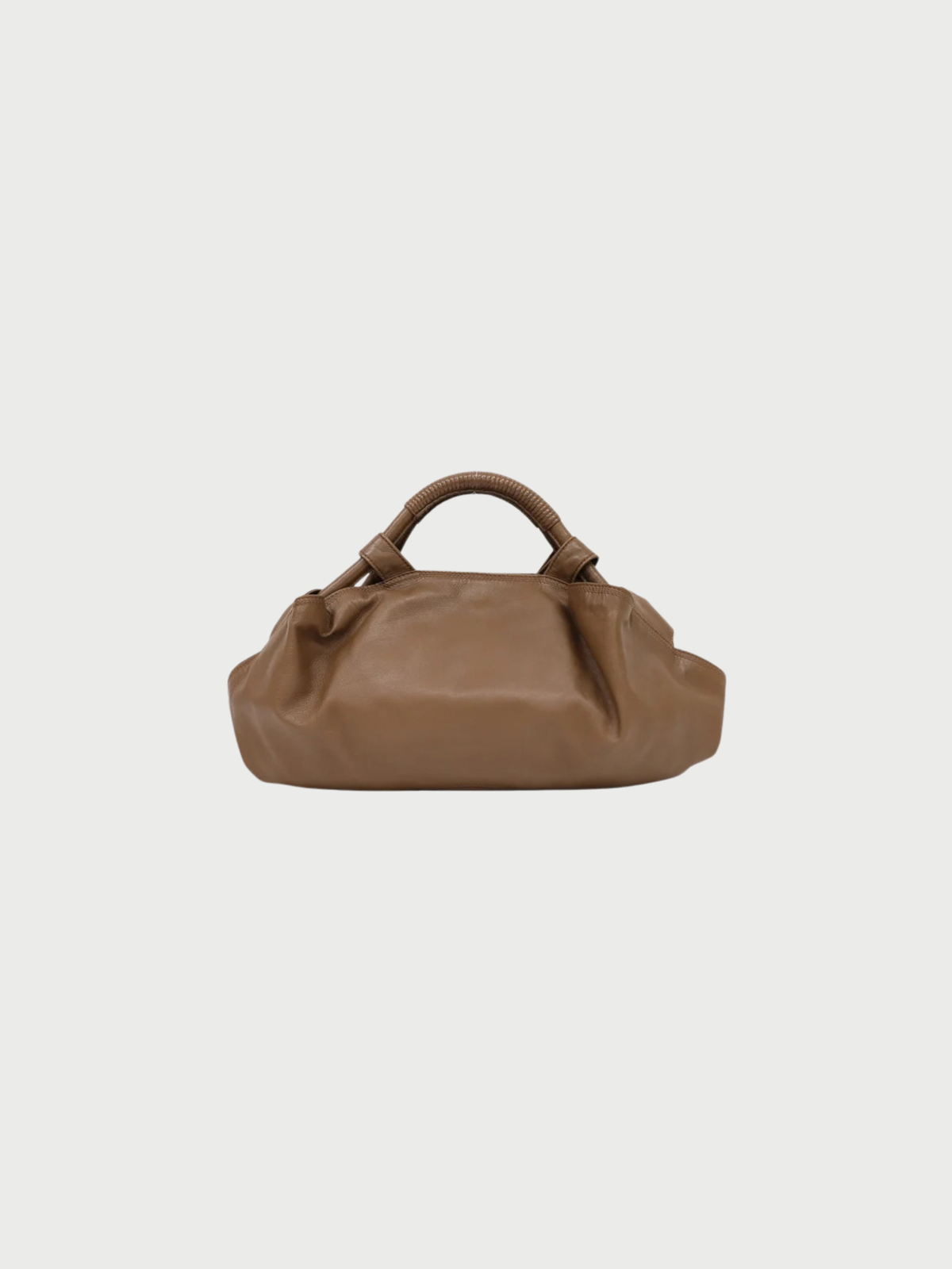 Loewe 2000s Brown Leather Nappa Aire Bag