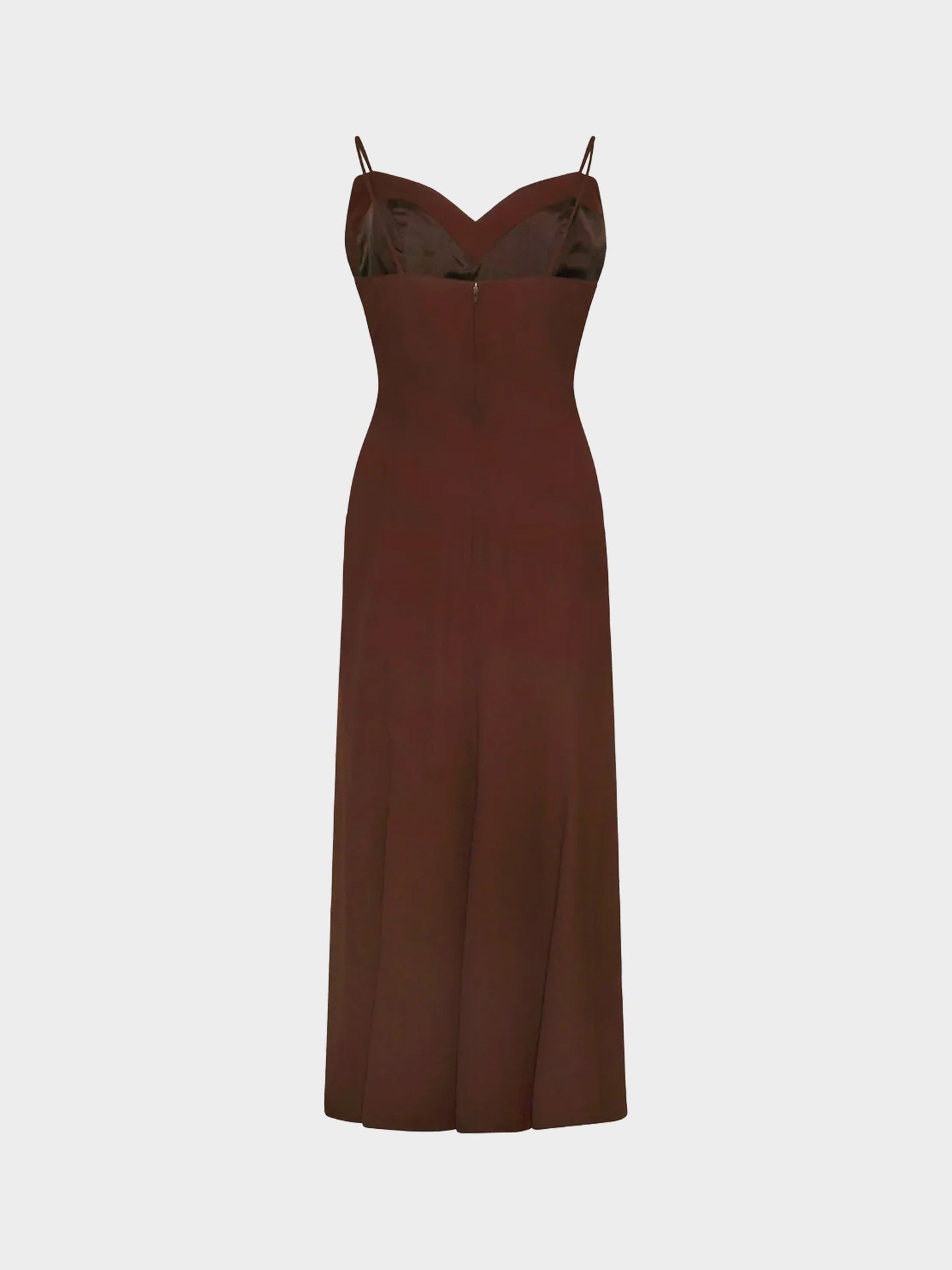 Thierry Mugler SS 1998 Brown Pampille Dress