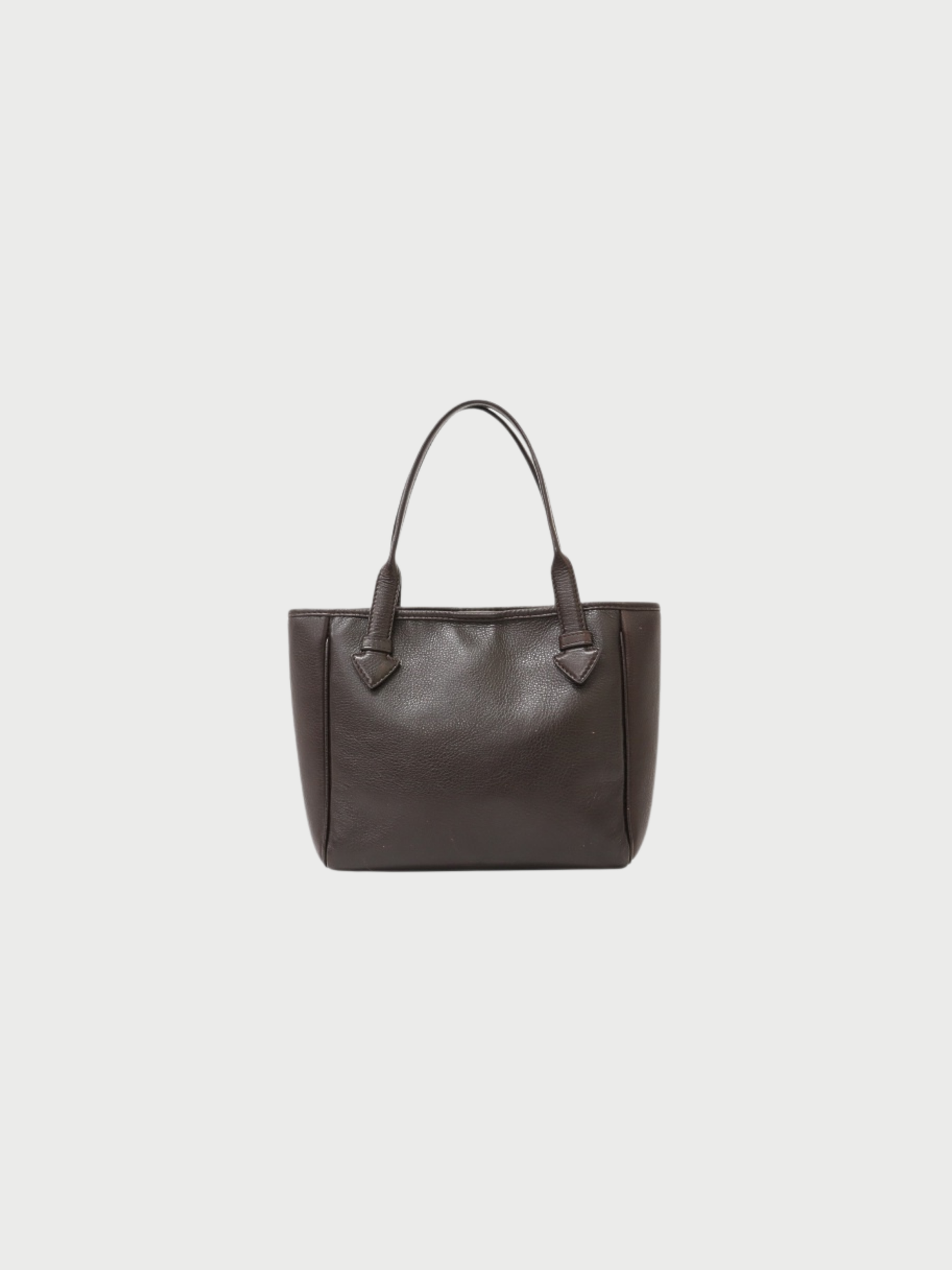 Loewe 2000s Dark Brown Leather Heritage Handbag