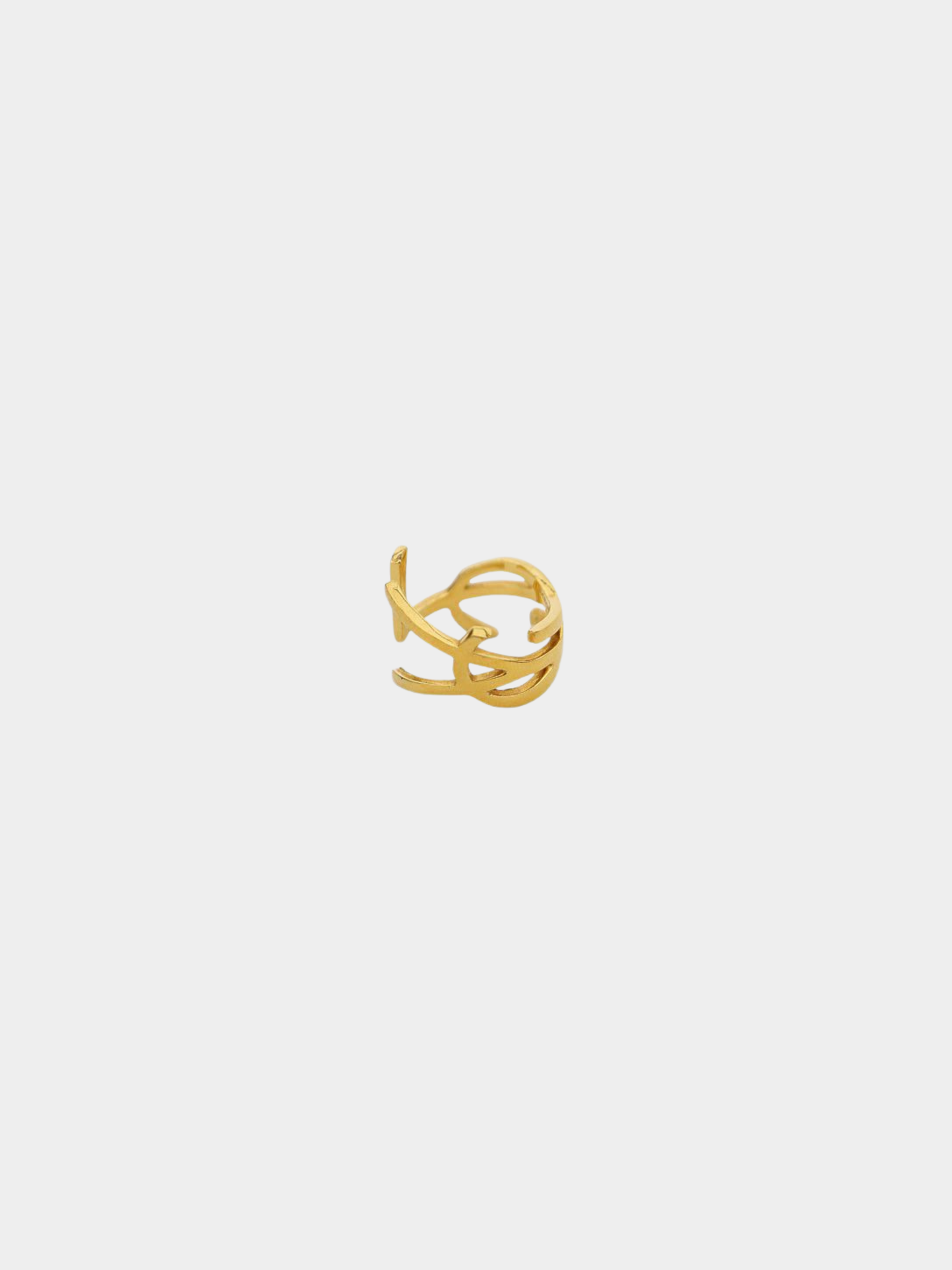 Yves Saint Laurent 2000s Gold Opium Twist Ring