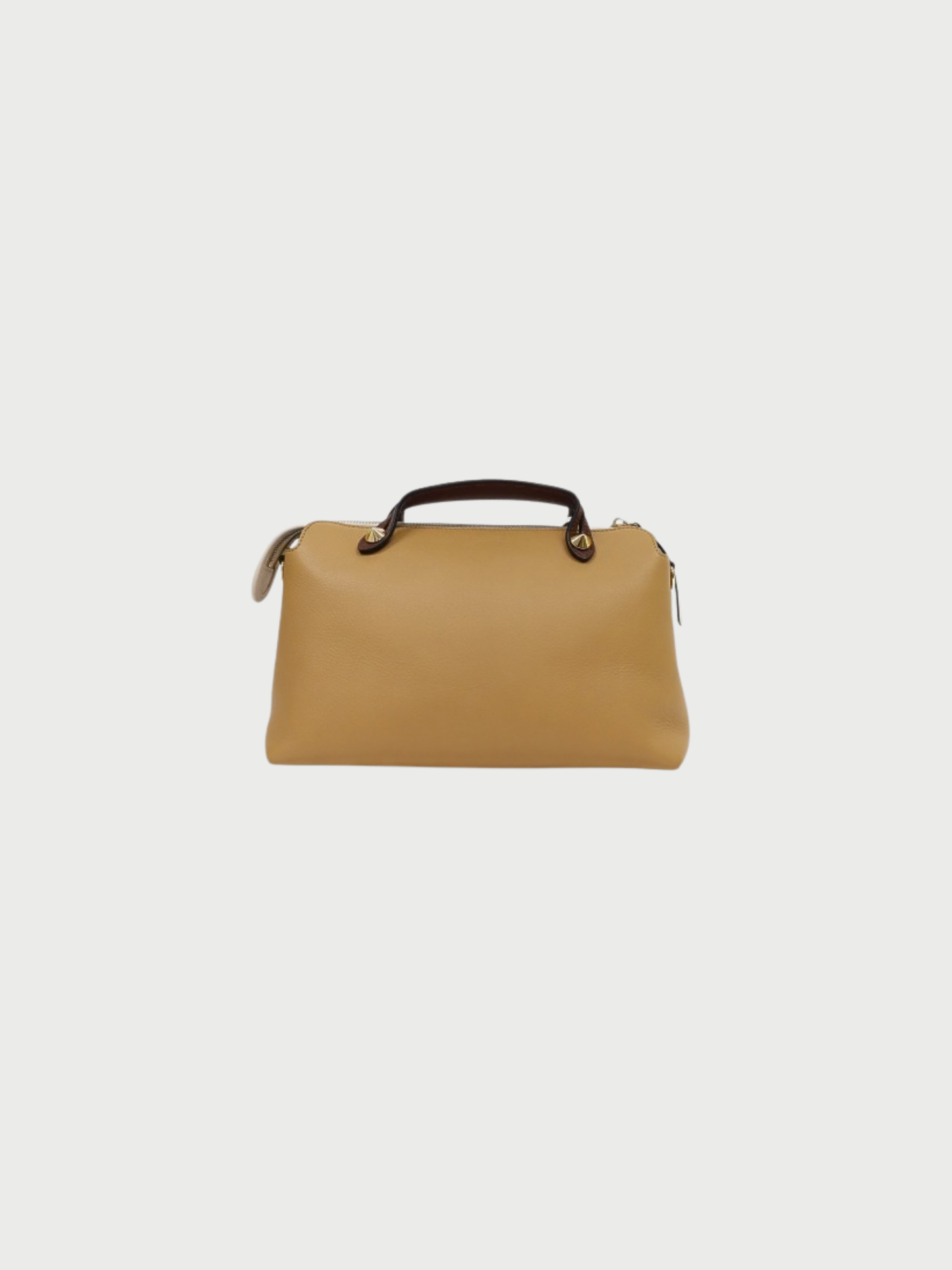 Fendi 2010s Beige Brown White Leather By The Way Medium Bag