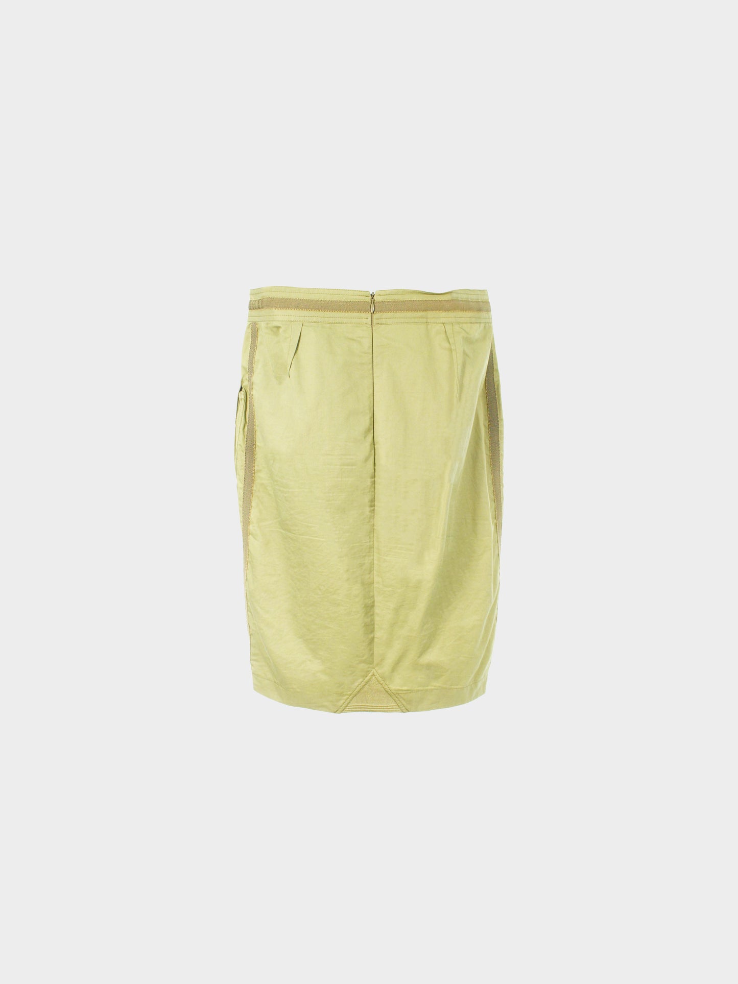 Jean Paul Gaultier 1990s Green Pencil Skirt