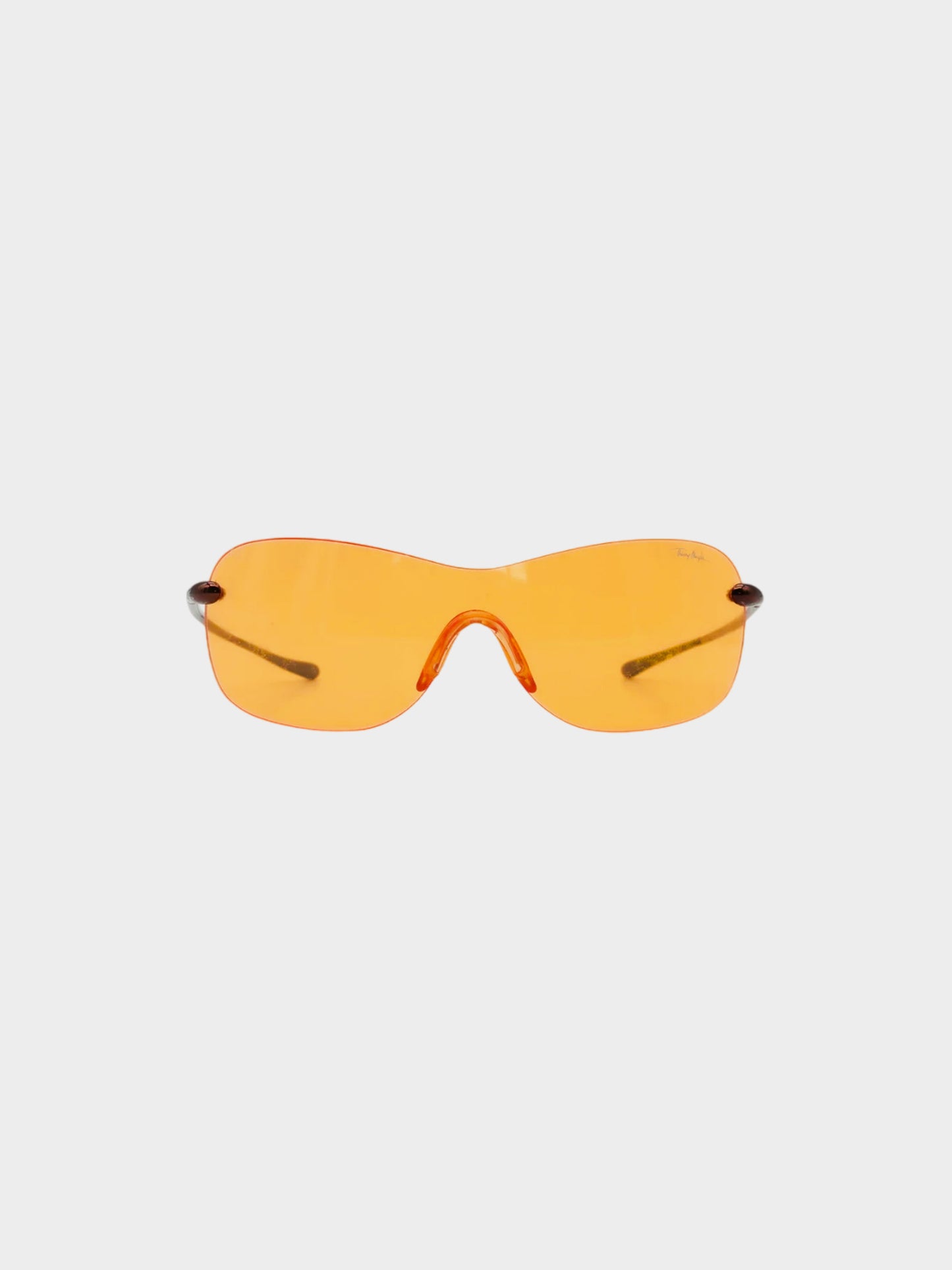 Thierry Mugler FW 2001 Runway Orange Mono Lens Sunglasses