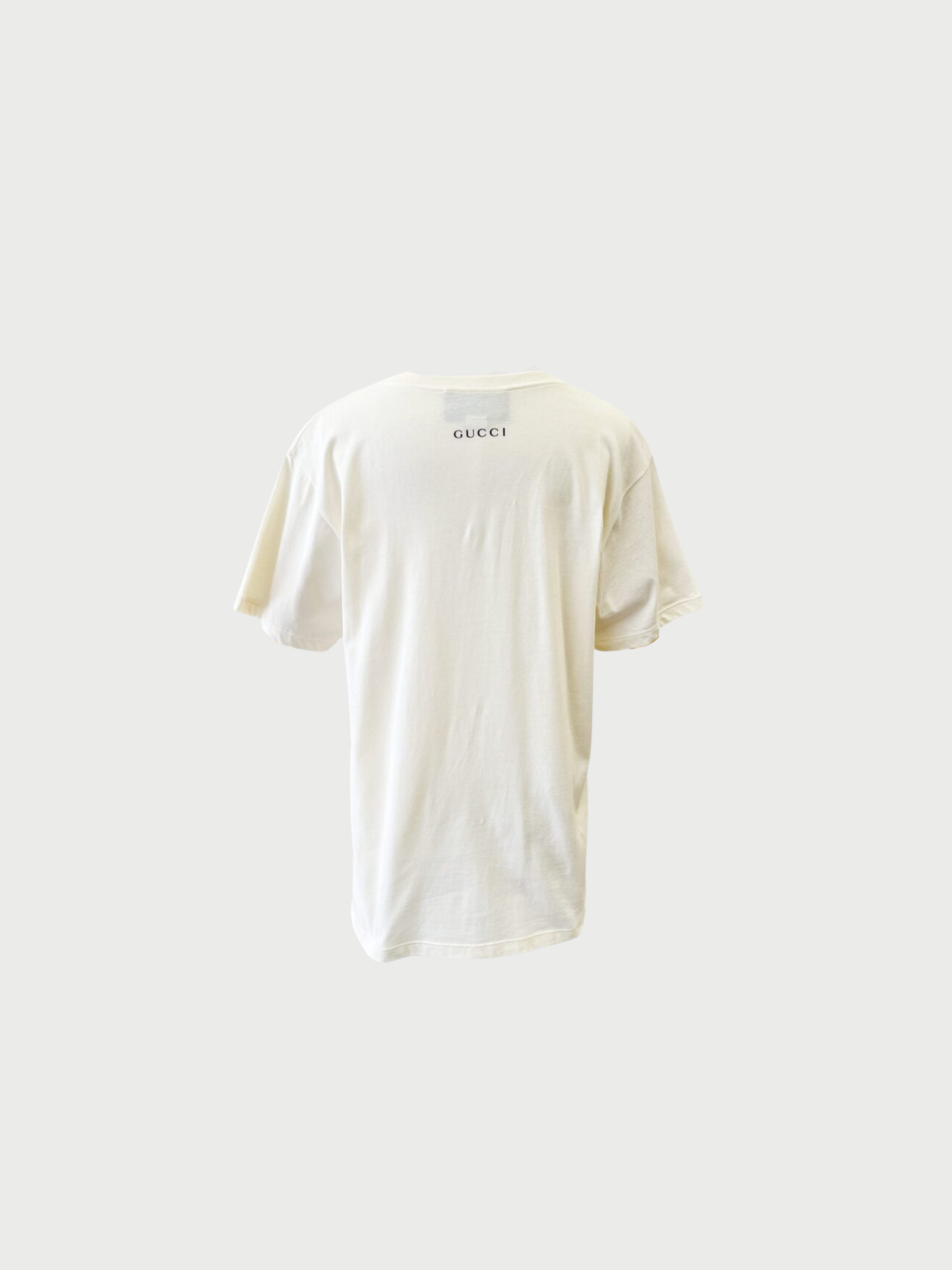Gucci 2019 White Elisir of Love Tiger Sequin T-Shirt
