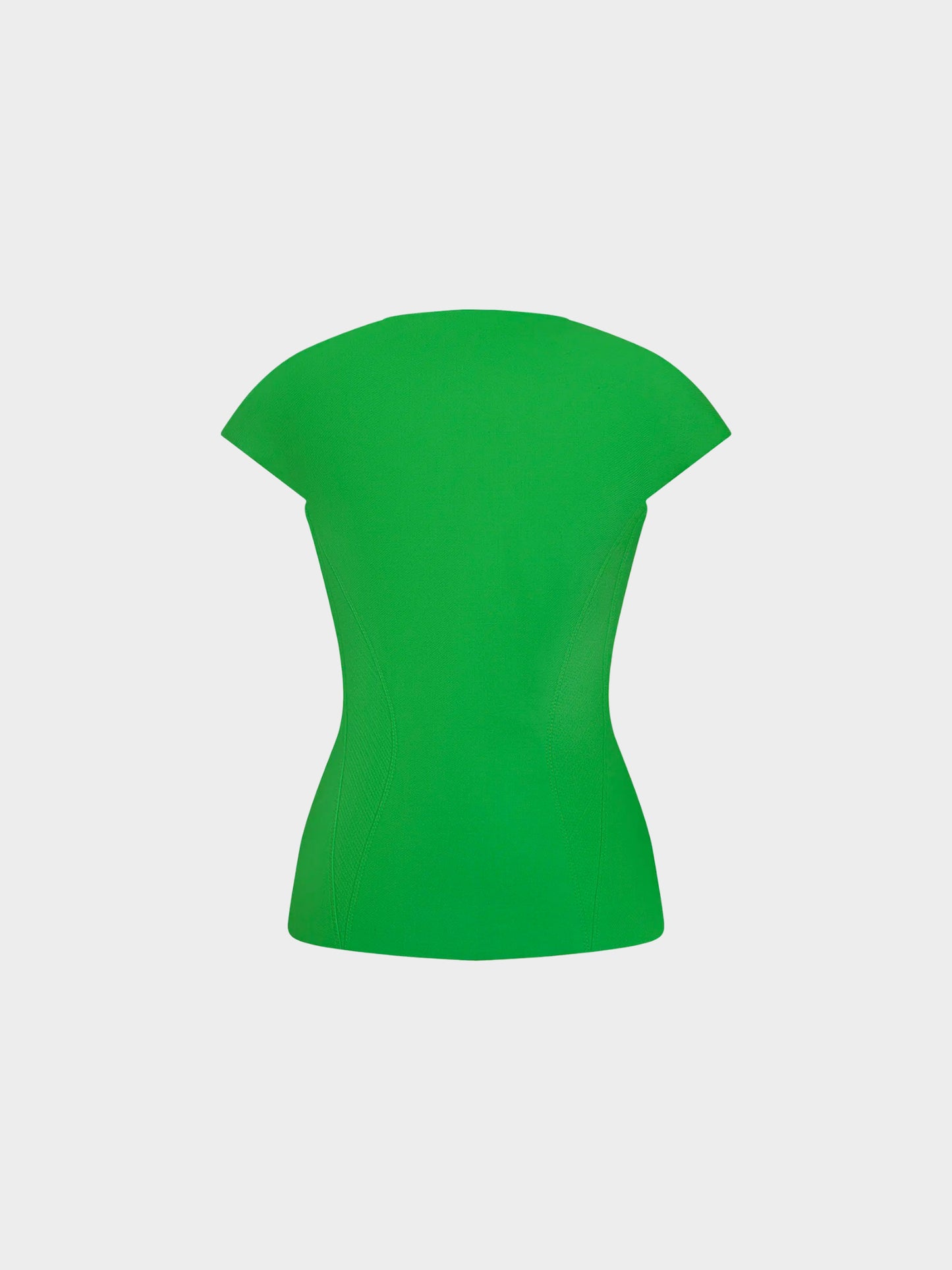 Gianni Versace SS 1993 Green Wool Top