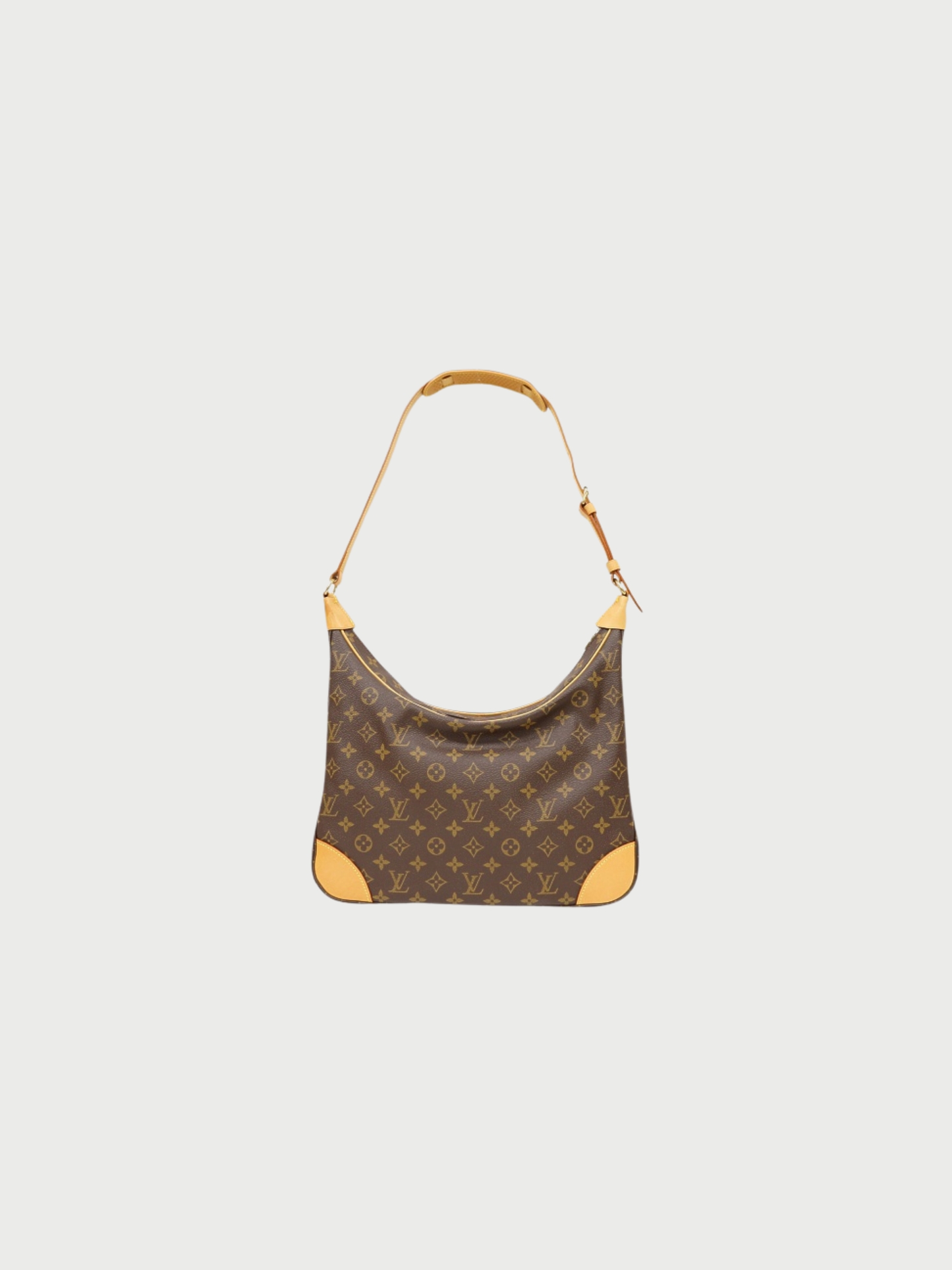 Louis Vuitton 2000 Brown Monogram PVC Leather Boulogne 30 Bag