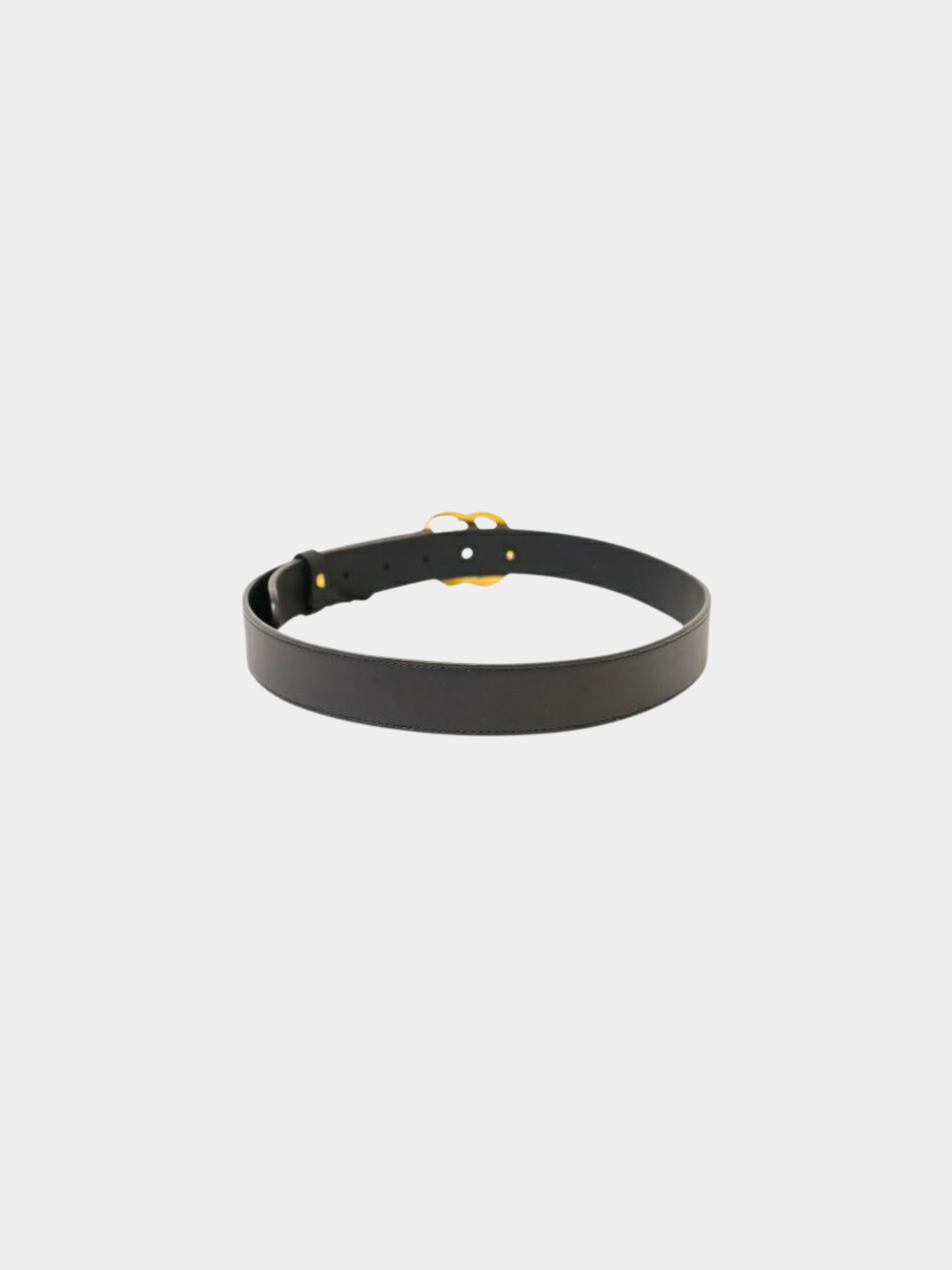 Gucci 2010s Black Silver GG Marmont Leather Belt