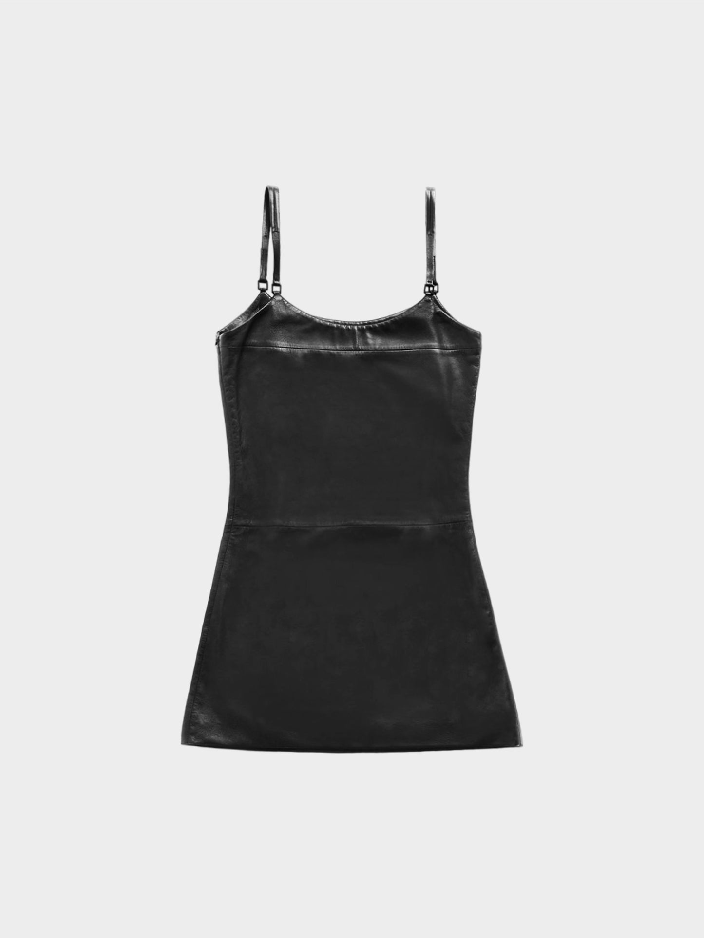 Prada 1999 Black Leather Dress