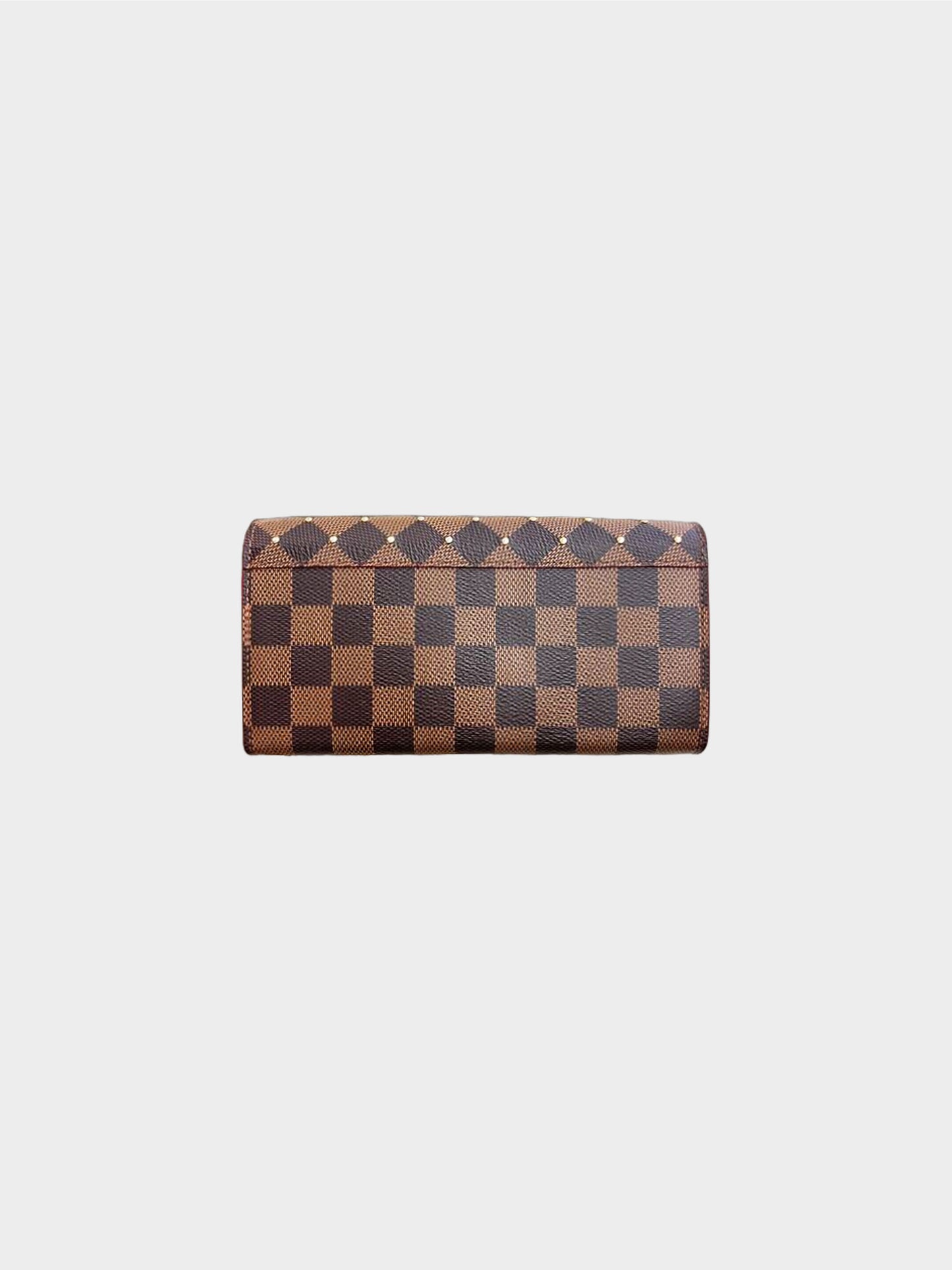 Louis Vuitton FW 2018 Damier Studded Sarah Wallet