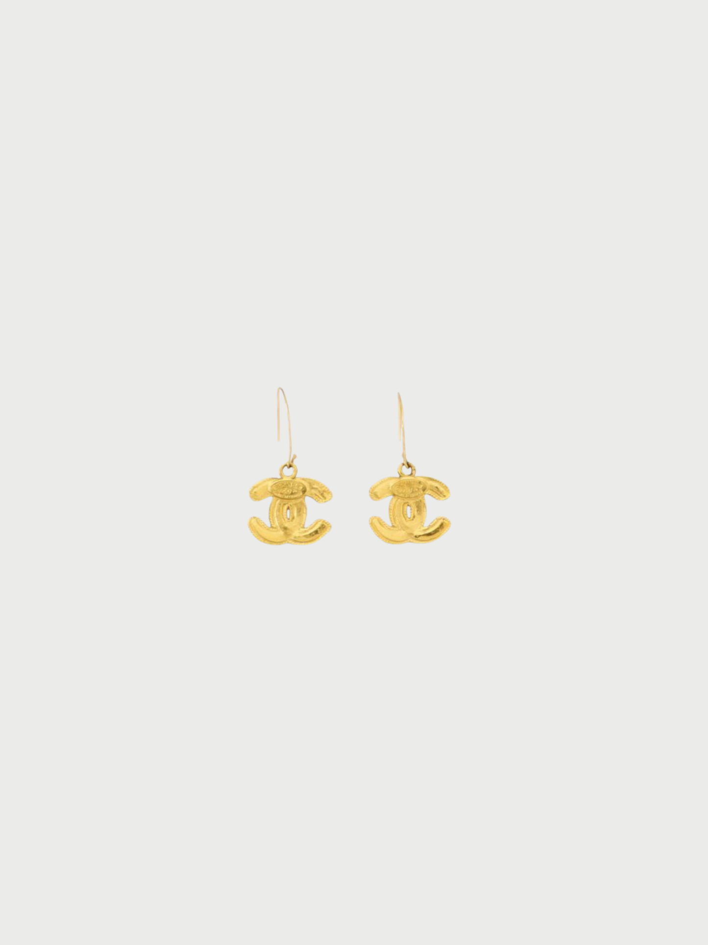 Chanel 2000s Gold COCO Earrings