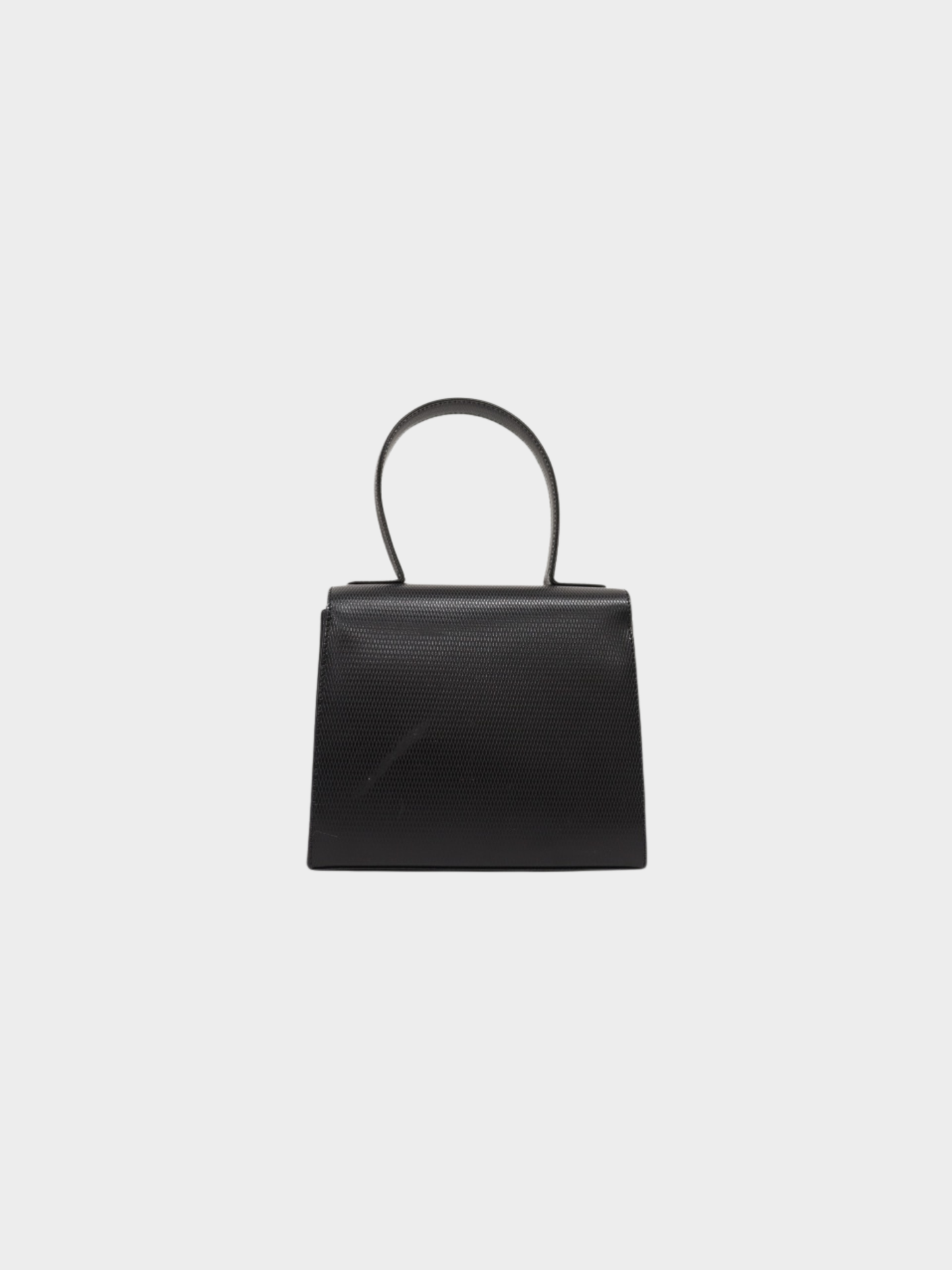 Yves Saint Laurent 2000s Black Leather Logo Mini Handbag