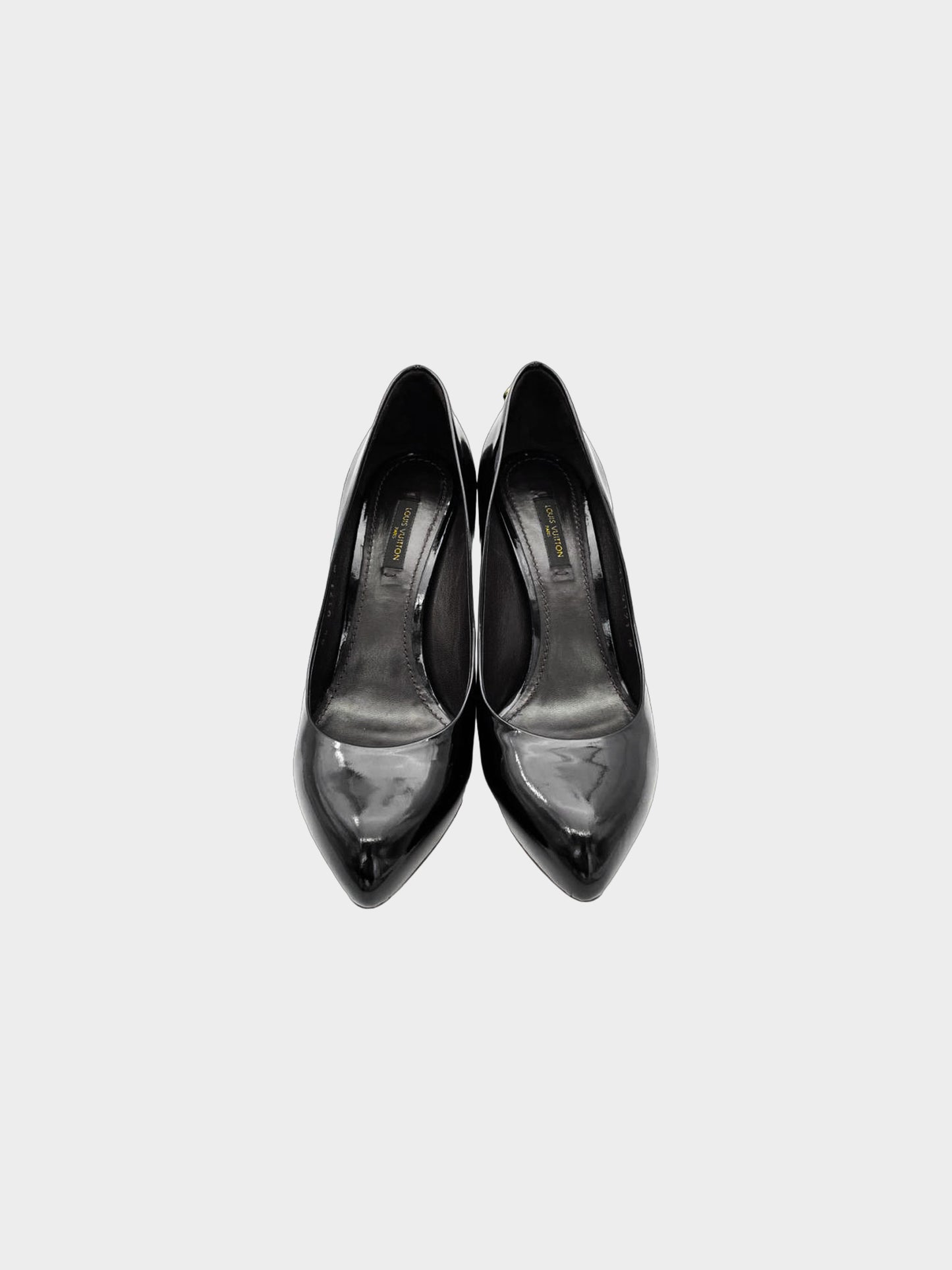 Louis Vuitton 2011 Black 'Oh Really' Patent Leather Pumps