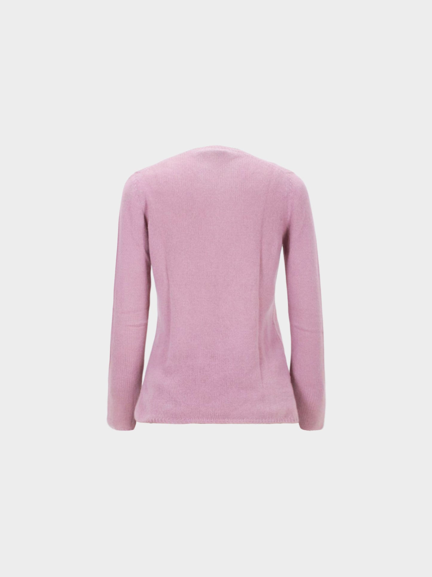 Prada 2000s Pink Cashmere Knitted Cardigan