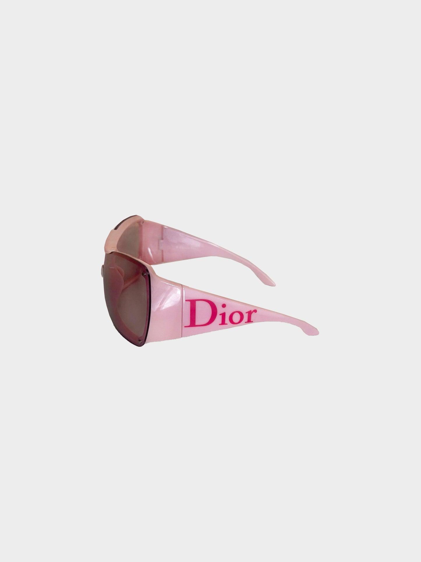 Christian Dior 2000s Light Pink Overshine Sunglasses