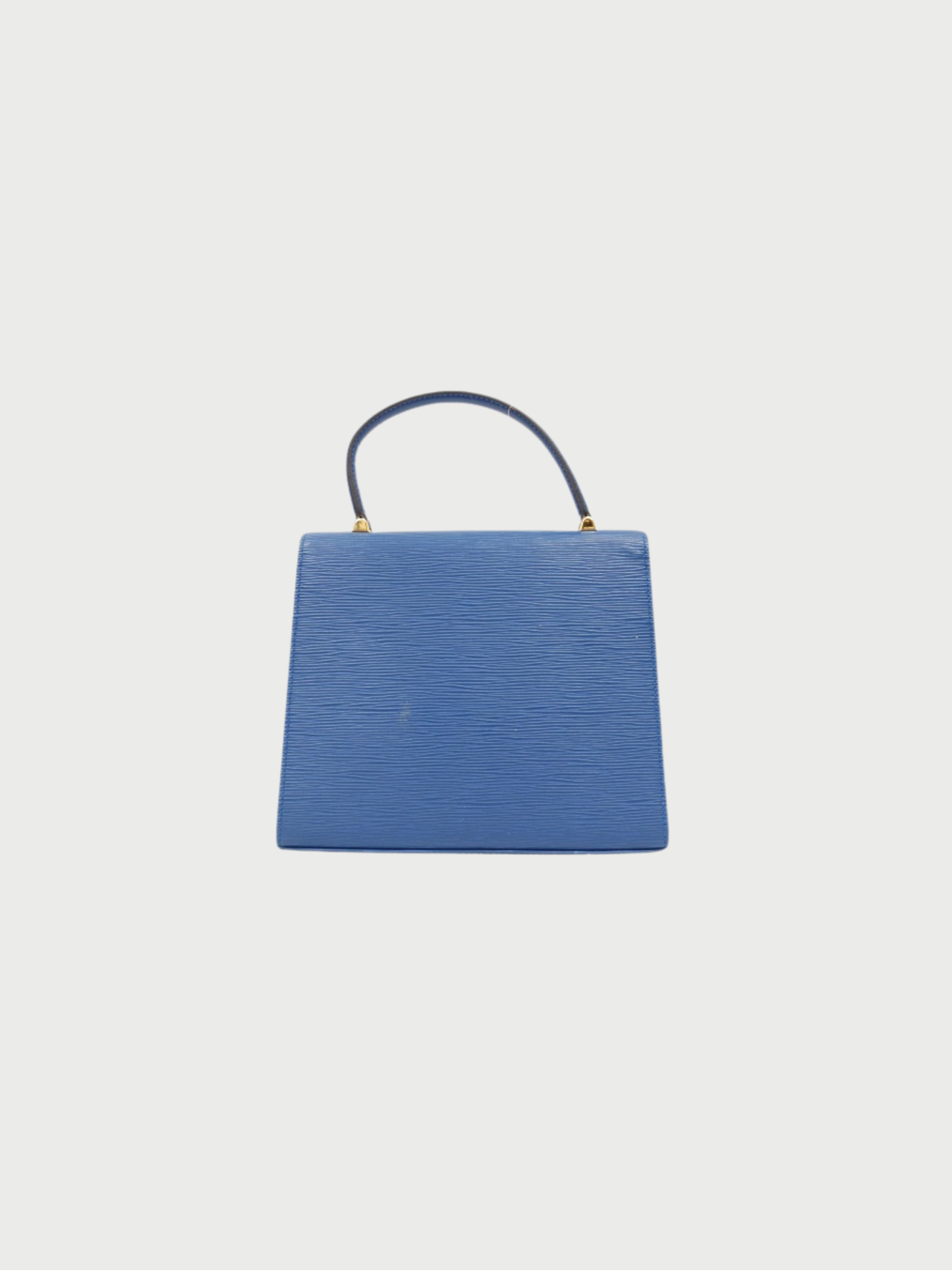 Louis Vuitton 1996 Toledo Blue Epi Leather Malesherbes Bag