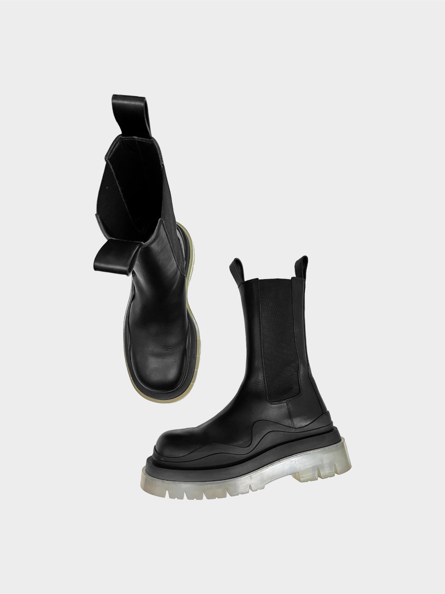Bottega Veneta 2020s Black The Tire Chelsea Boots