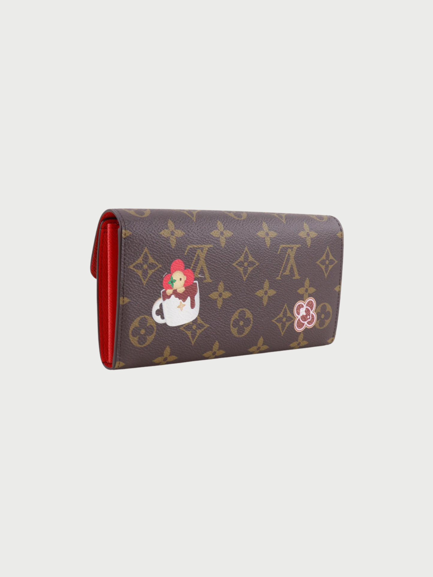 Louis Vuitton 2020s Brown Monogram Vivienne Portefeuille Sarah NM Wallet