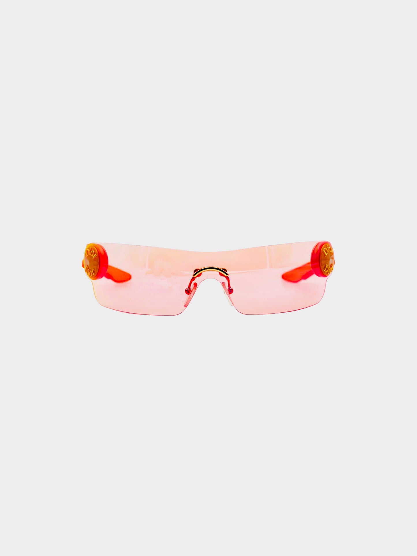Christian Dior 2000s Orange Schlack 2 Sunglasses