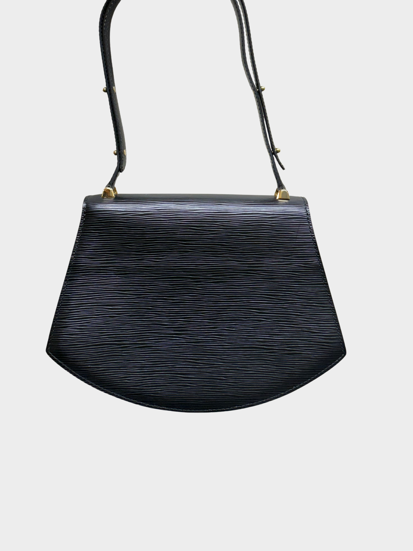 Louis Vuitton 1990s Noir Epi Leather Tilsitt Shoulder Bag