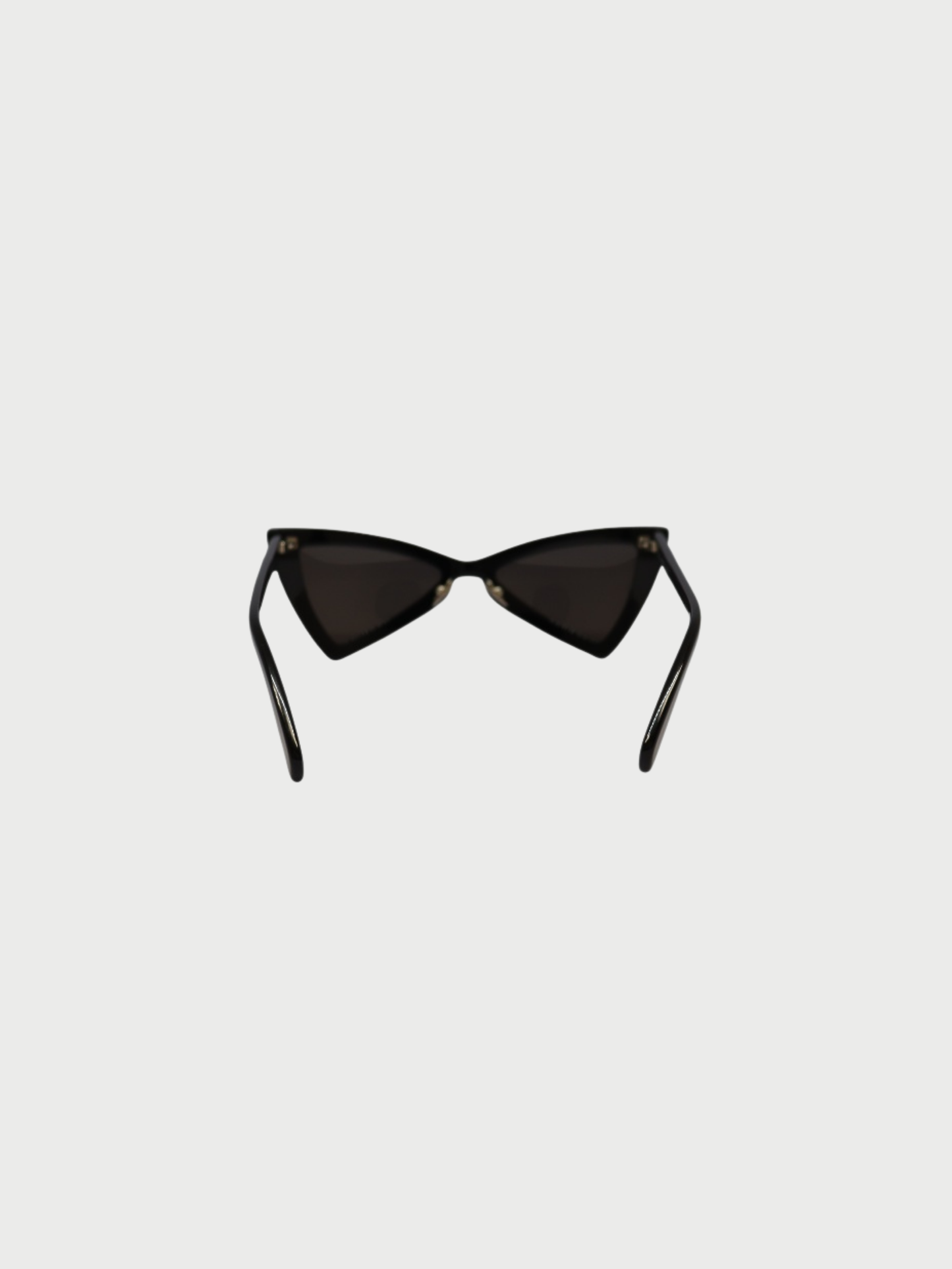 Yves Saint Laurent 2000s Black Plastic Sunglasses