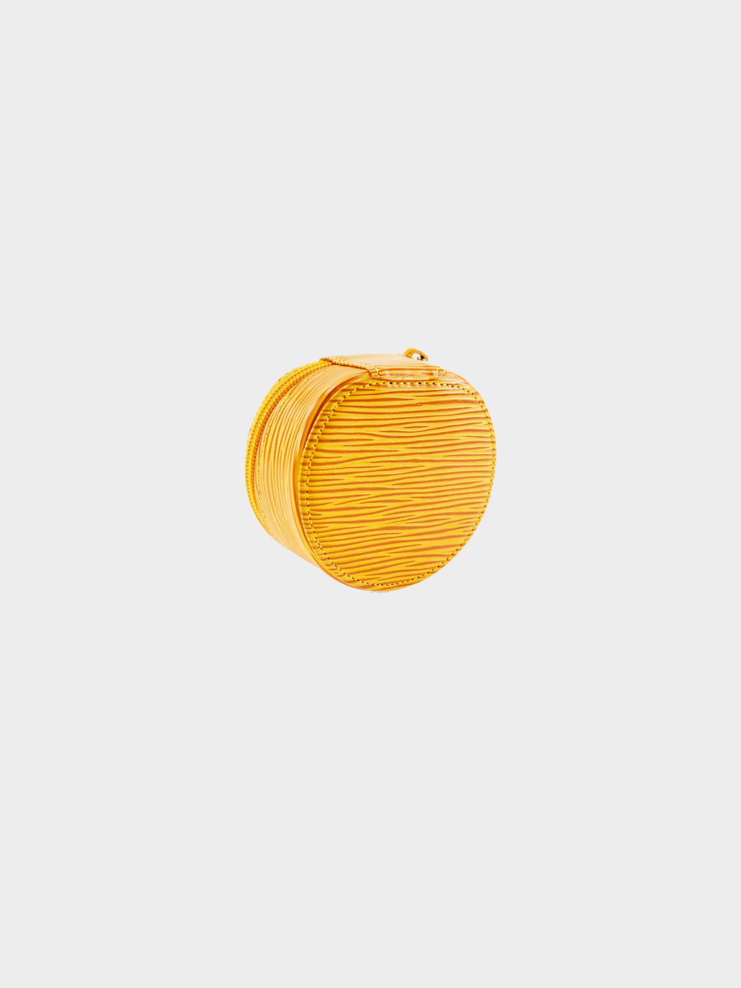 Louis Vuitton 2000s Yellow Epi Leather Ecrin Bijoux Jewelry Case
