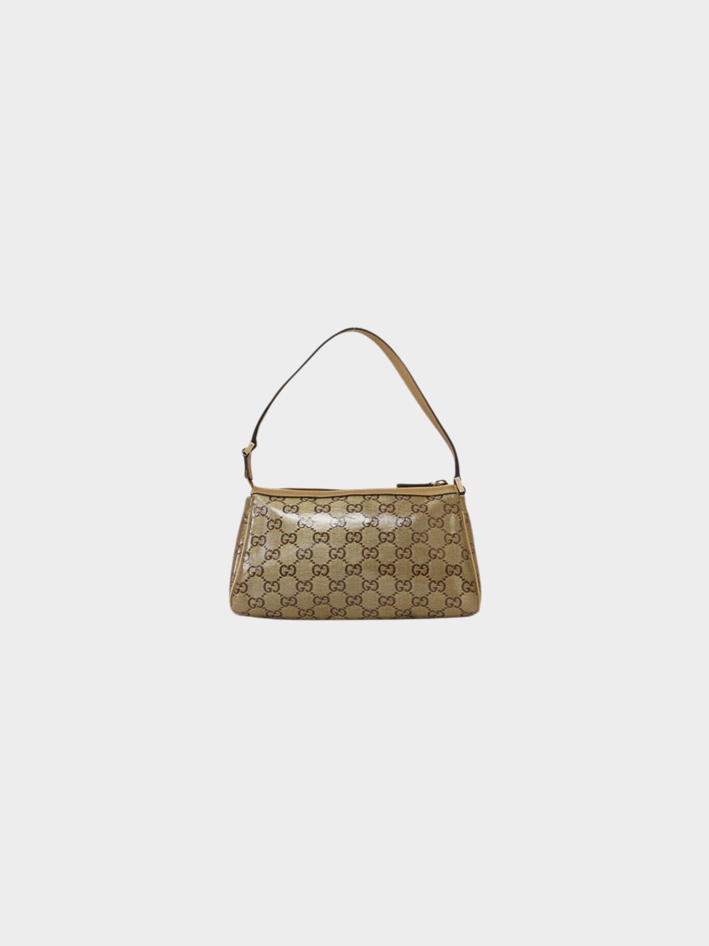 Gucci 2000s Gold GG Abbey Shoulder Bag