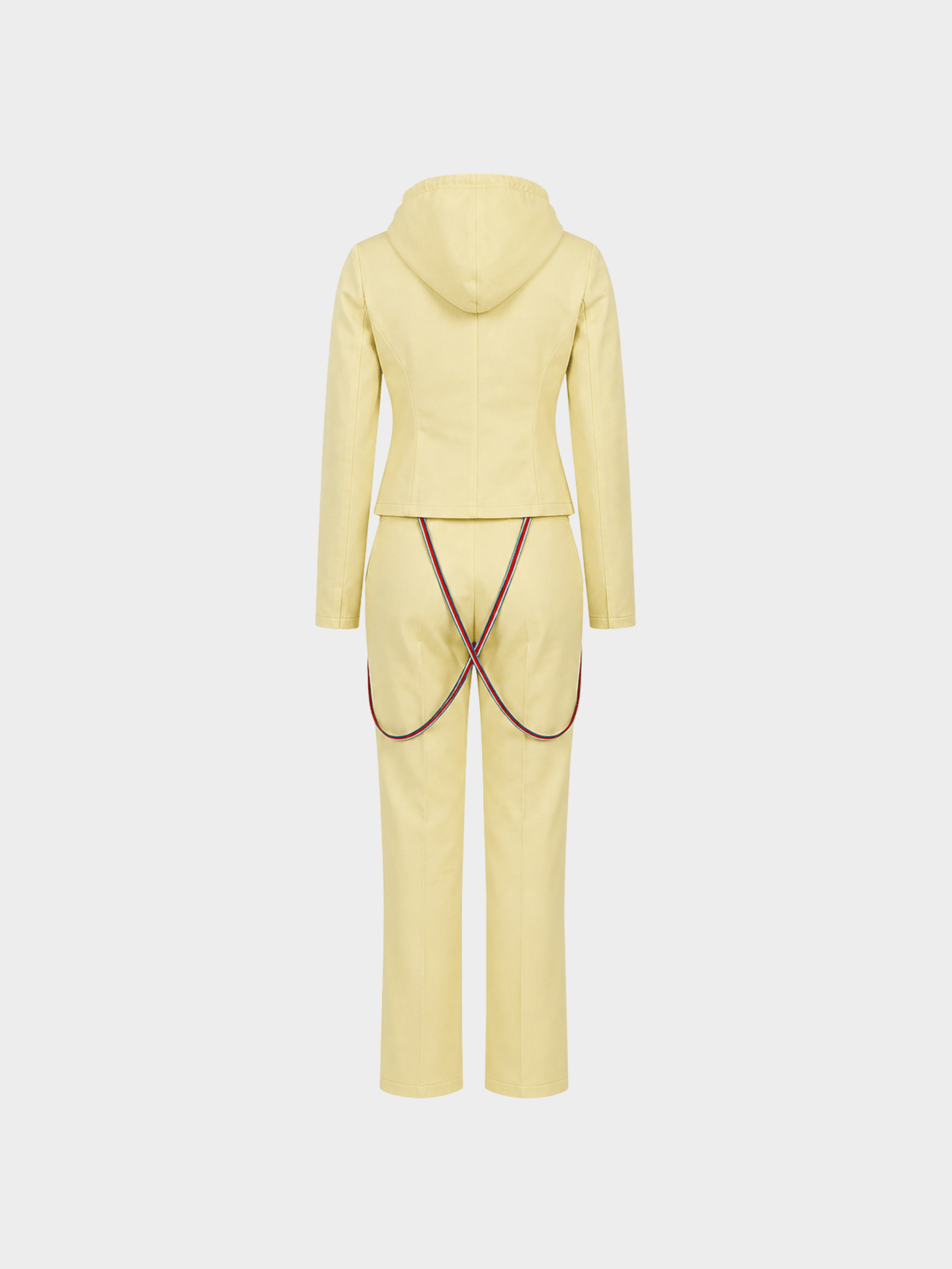 Miu Miu SS 2000 Pale Yellow Nylon Set