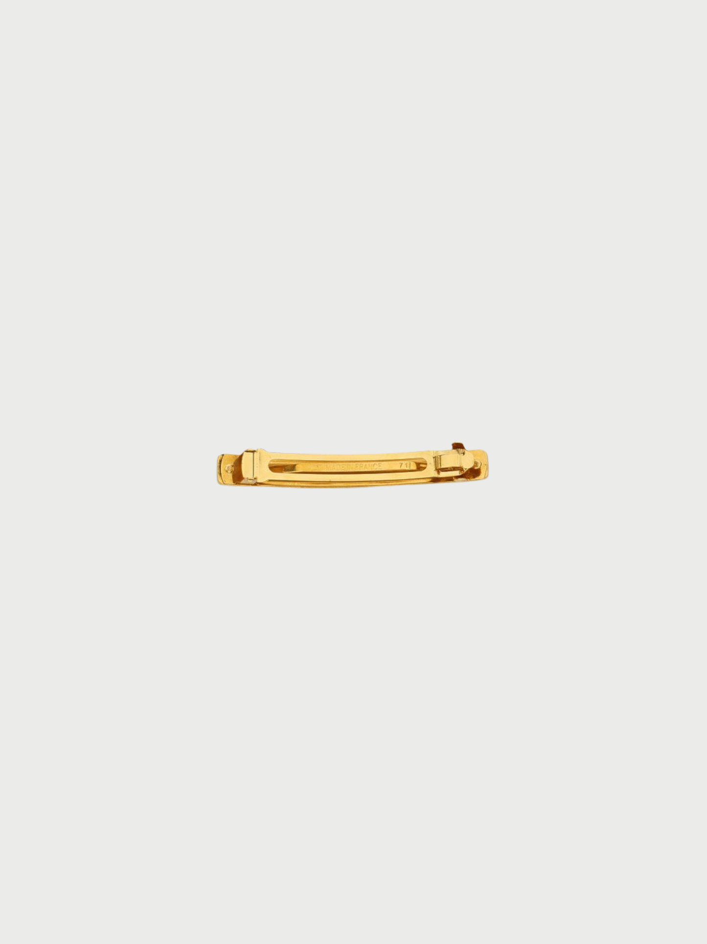 Chanel 2000s Gold COCO Barrette