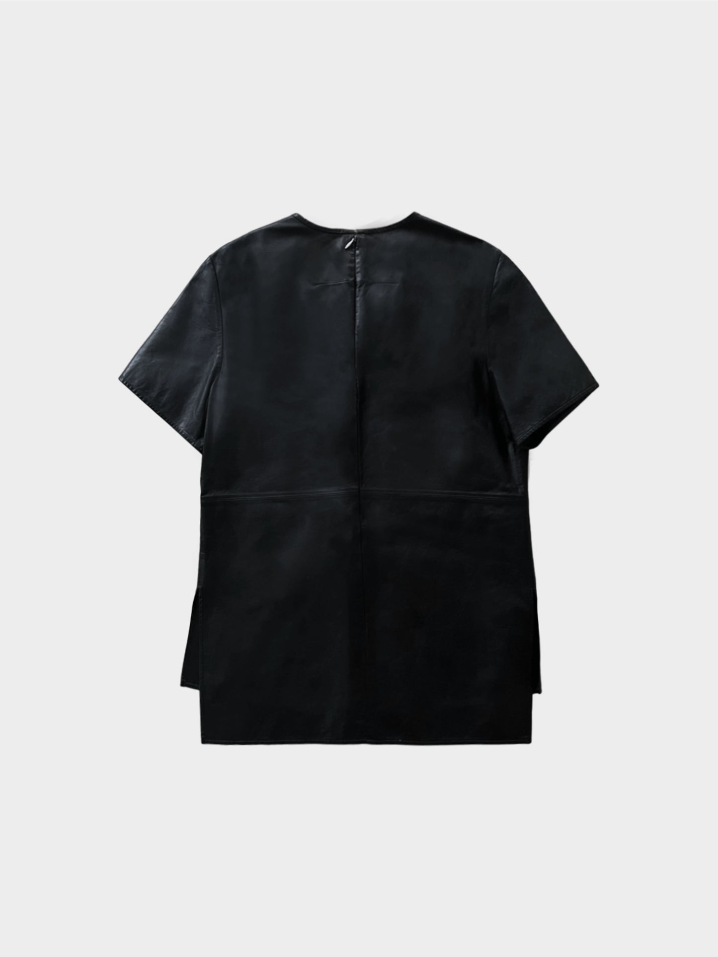 Givenchy 2010s Black Leather Top