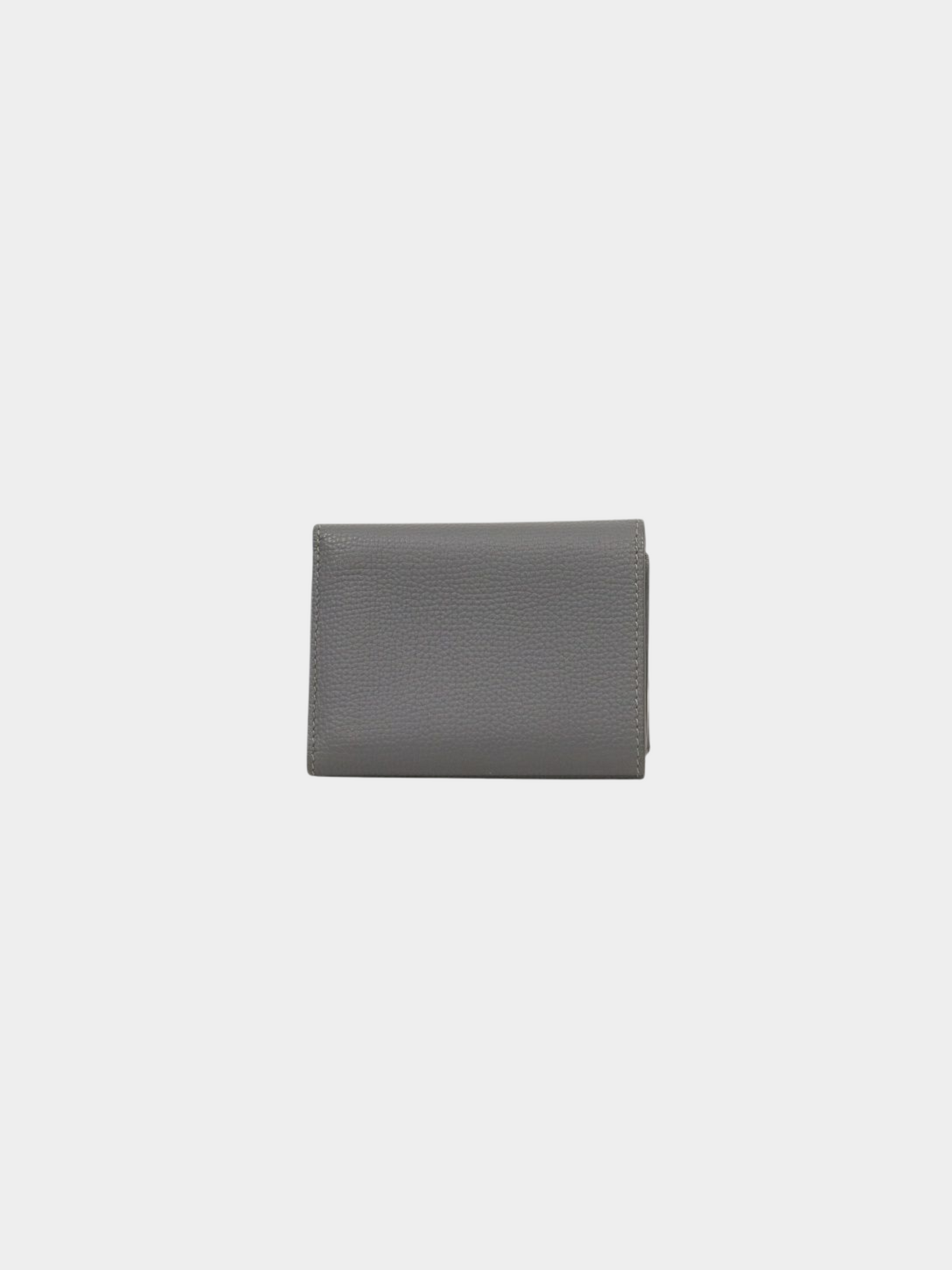 Loewe 2010s Gray Anagram Vertical Wallet