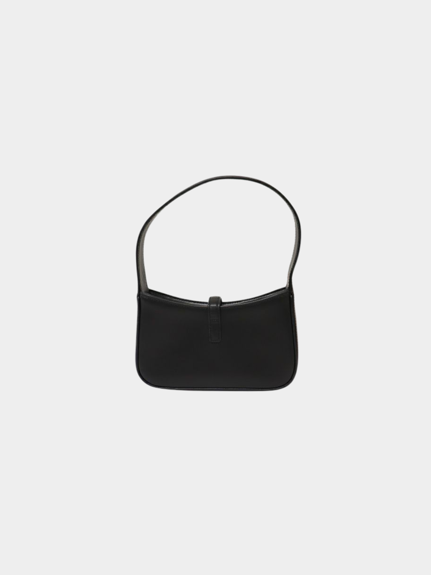 Yves Saint Laurent 2020s Black Leather Le 5 à 7 Mini Hobo Bag