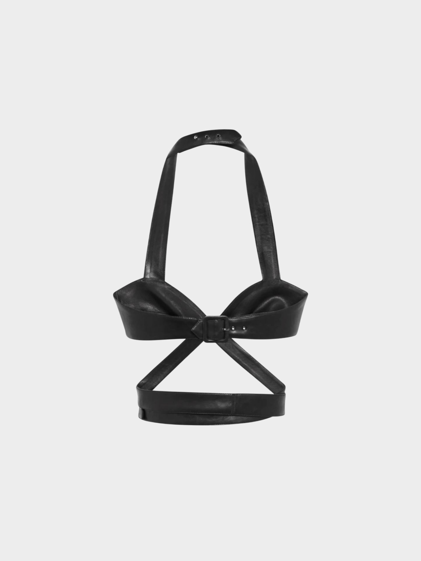 Azzedine Alaïa SS 2013 Black Lambskin Leather Bra