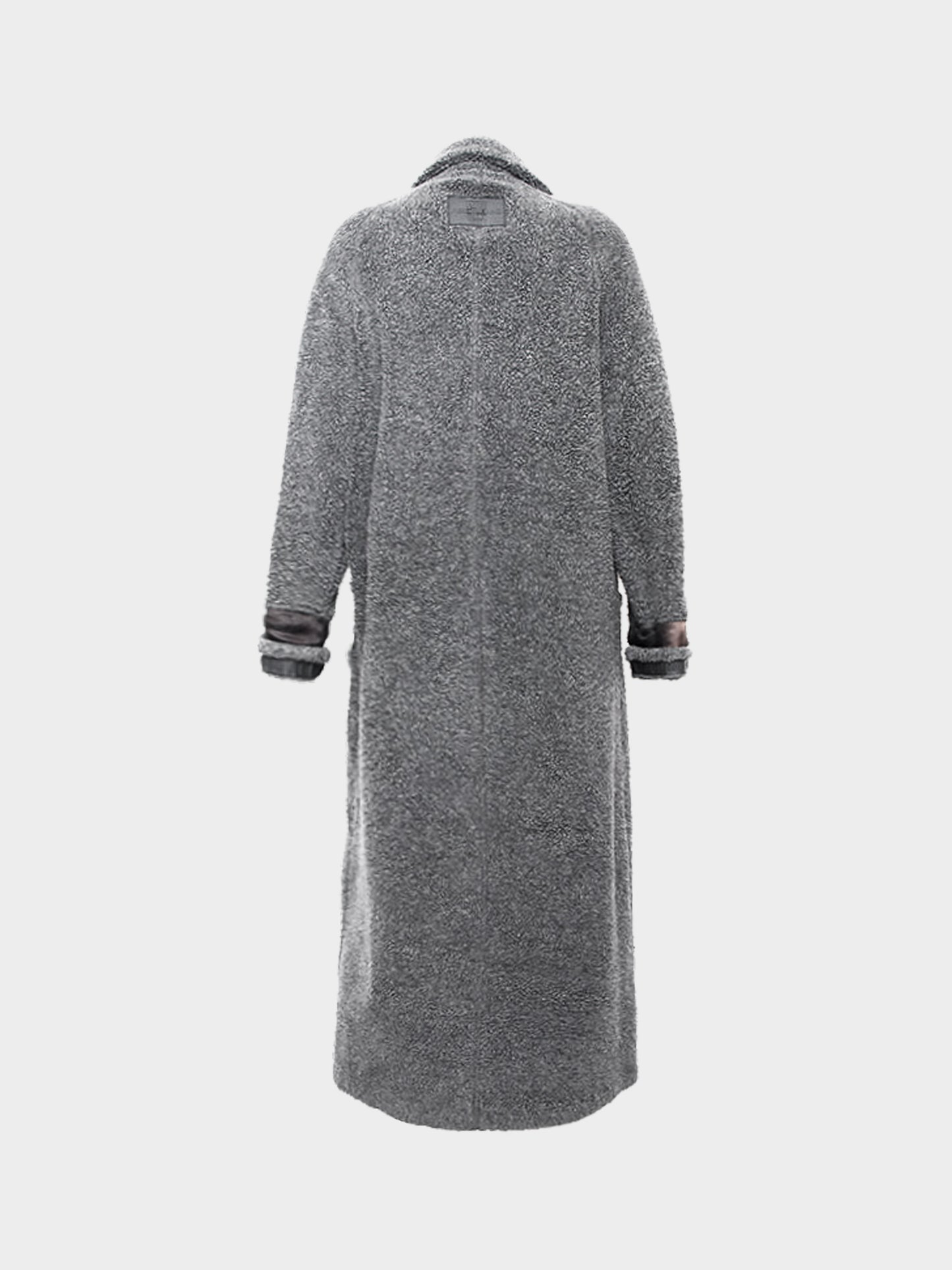 Fendi 1990s Grey Wool Long Coat