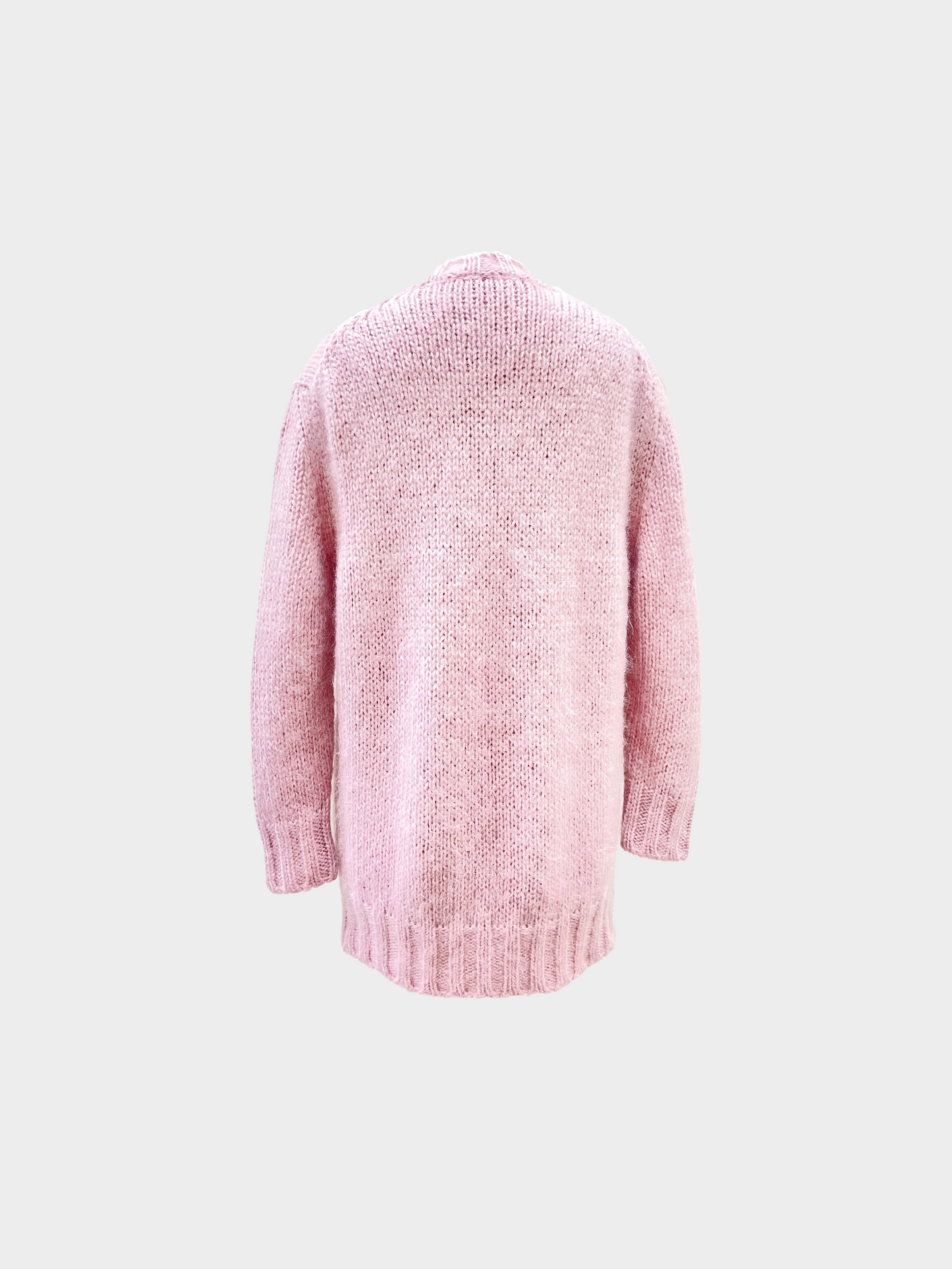 Prada 2010s Pink Oversized Mohair-Blend Sweater