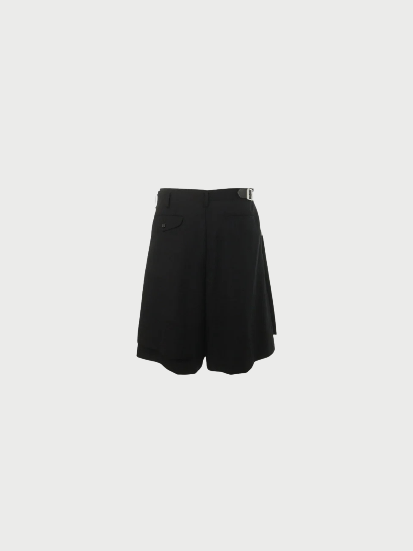 Comme des Garçons 2020s Black Wool Belted Trousers