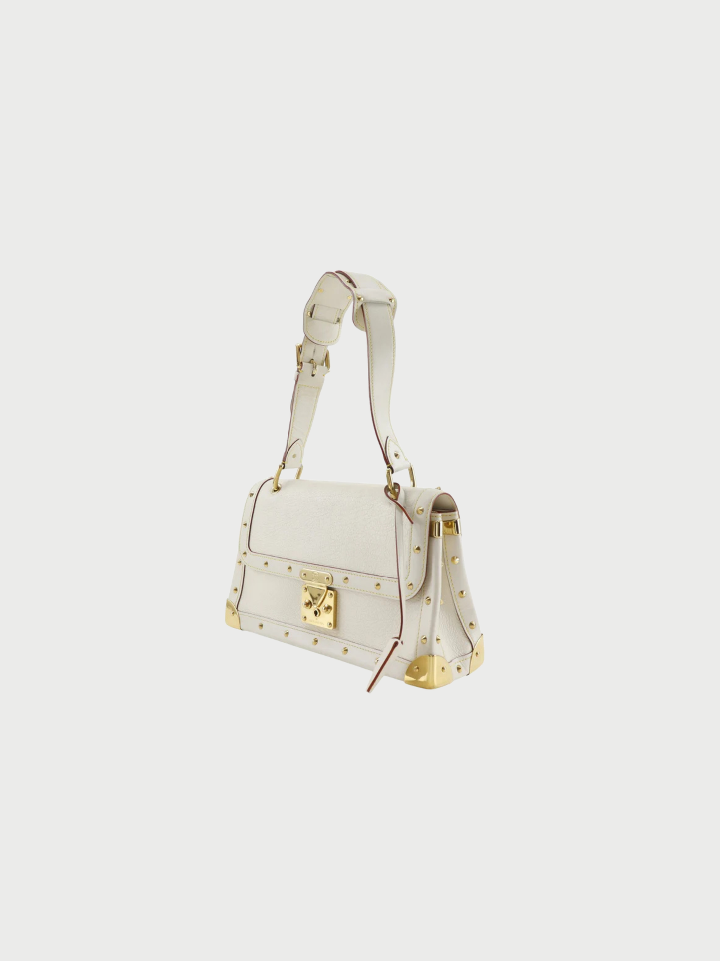 Louis Vuitton 2004 White Suhali Goatskin Leather Talenteu Shoulder Bag