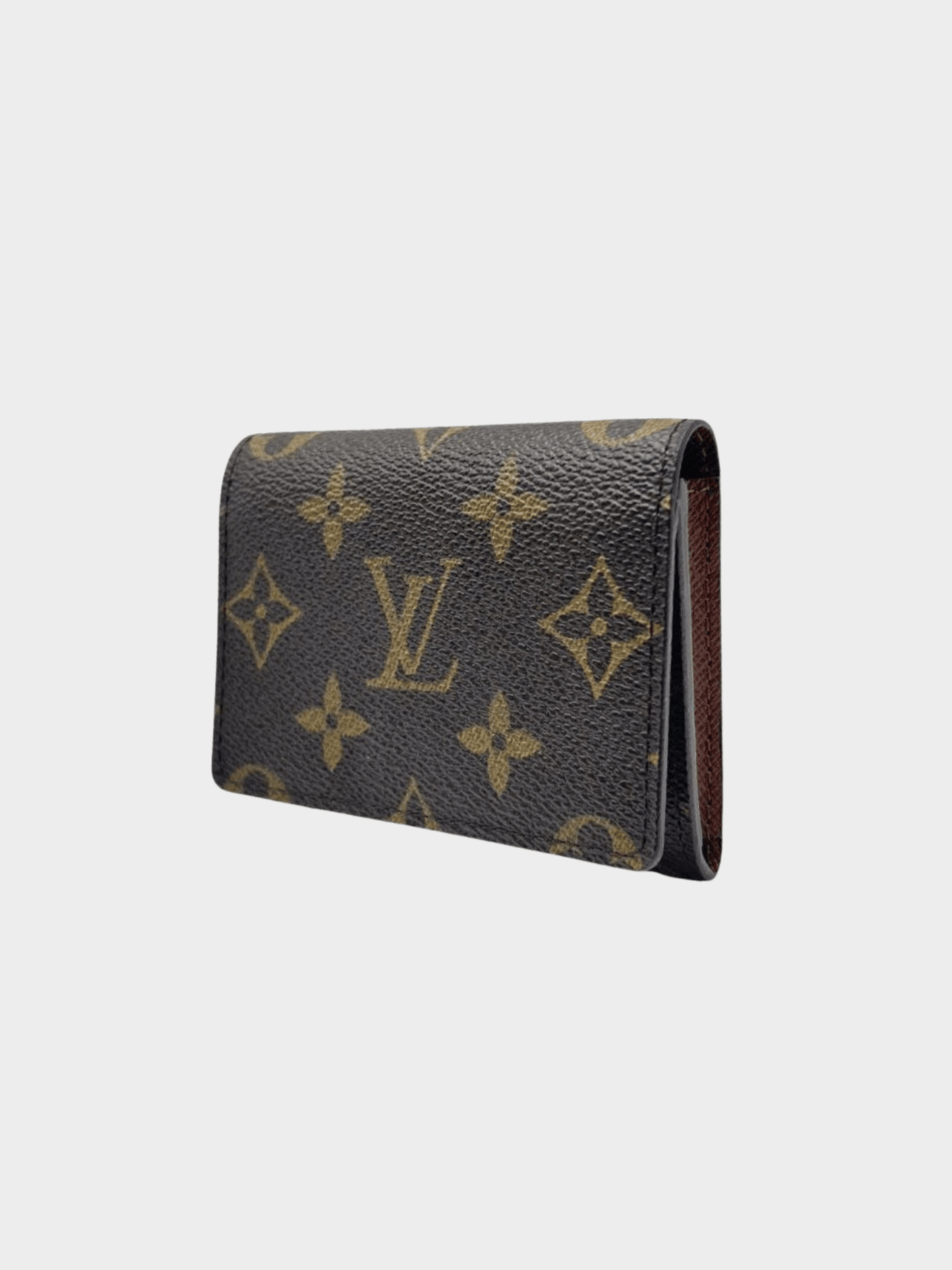 Louis Vuitton 1990s Brown Monogram Canvas Card Holder