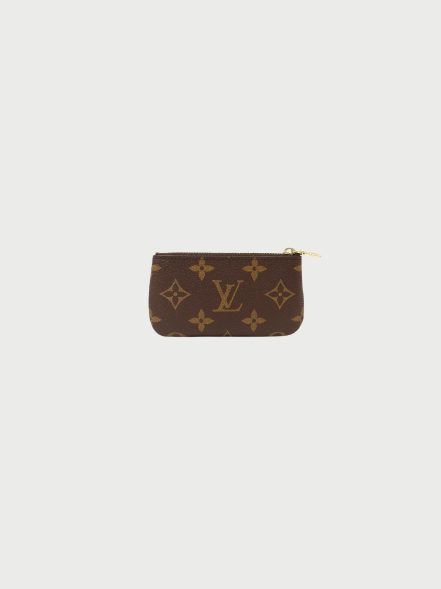 Louis Vuitton 2023 Brown Monogram PVC Leather Pochette Clés