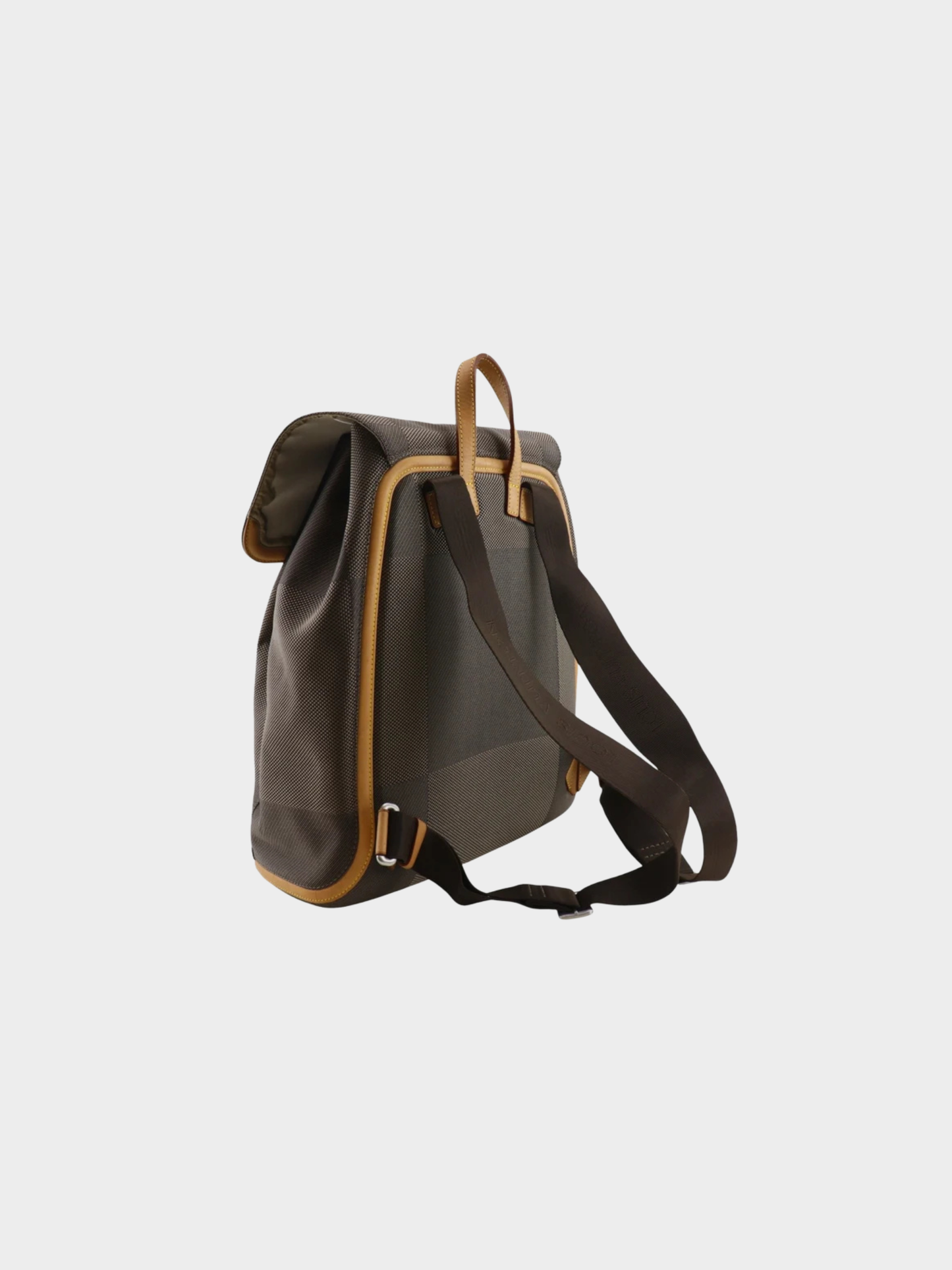 Louis Vuitton 2003 Tail Brown Damier Jean Canvas Peony Backpack