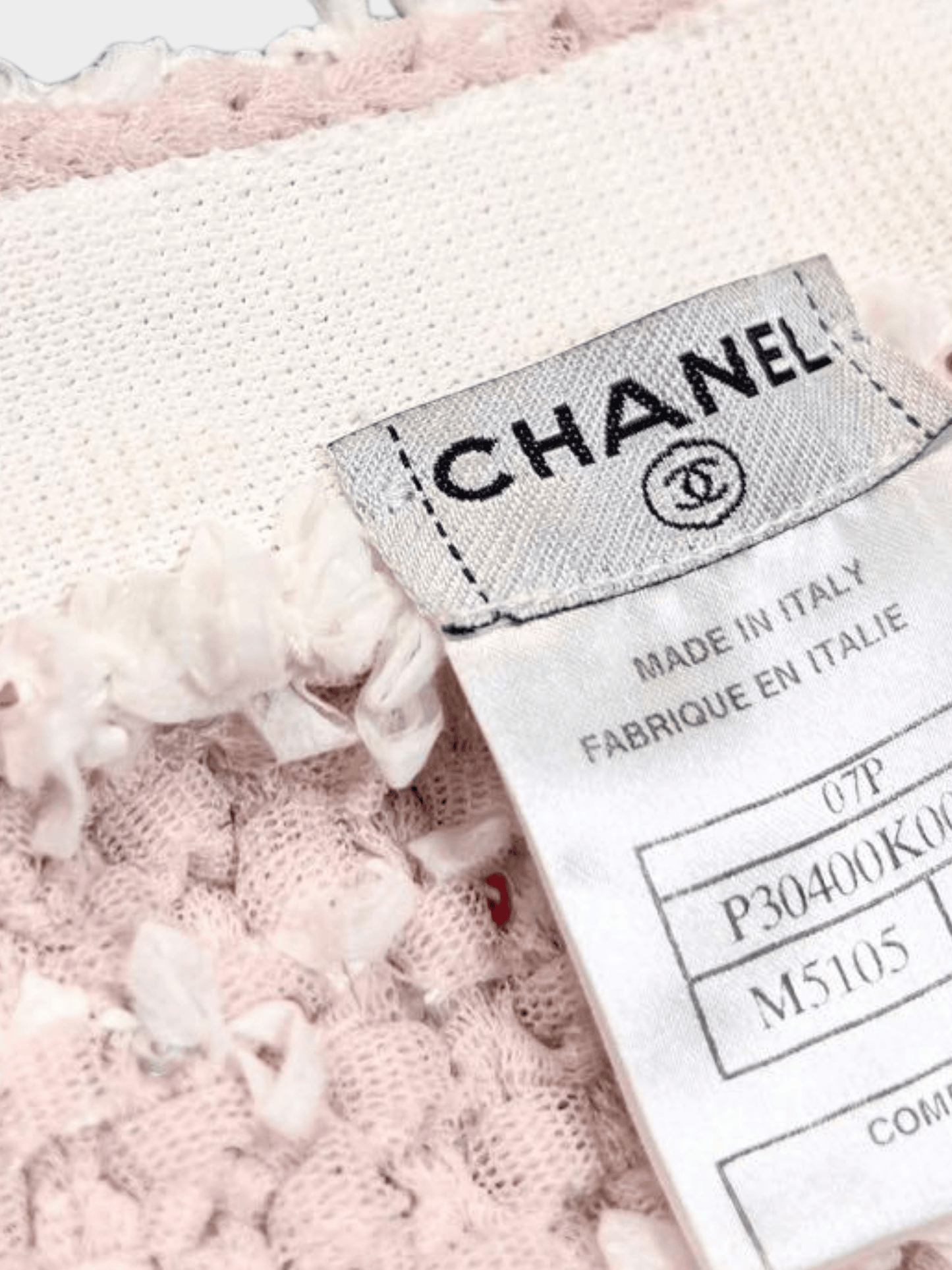 Chanel 2000s Pink Tweed Short Sleeve Jacket