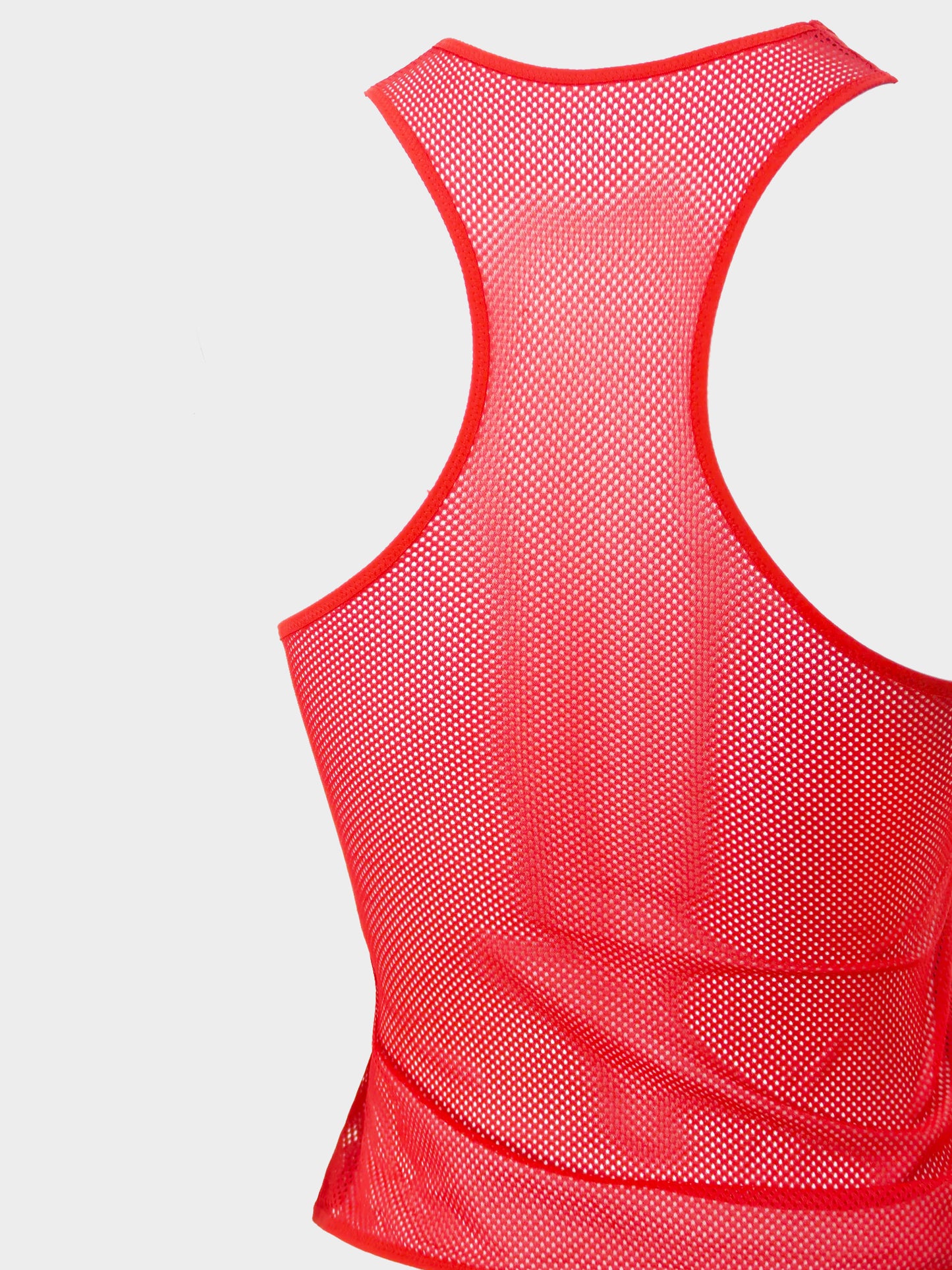 Christian Dior by John Galliano 2000s Red Miss Dior Mesh Tank Top