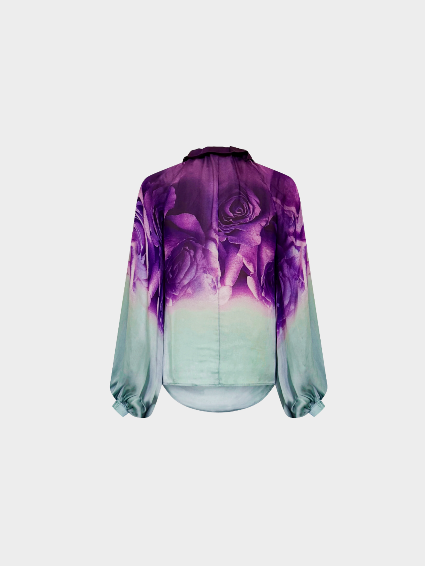 Roberto Cavalli SS 2008 Purple and Blue Blouse