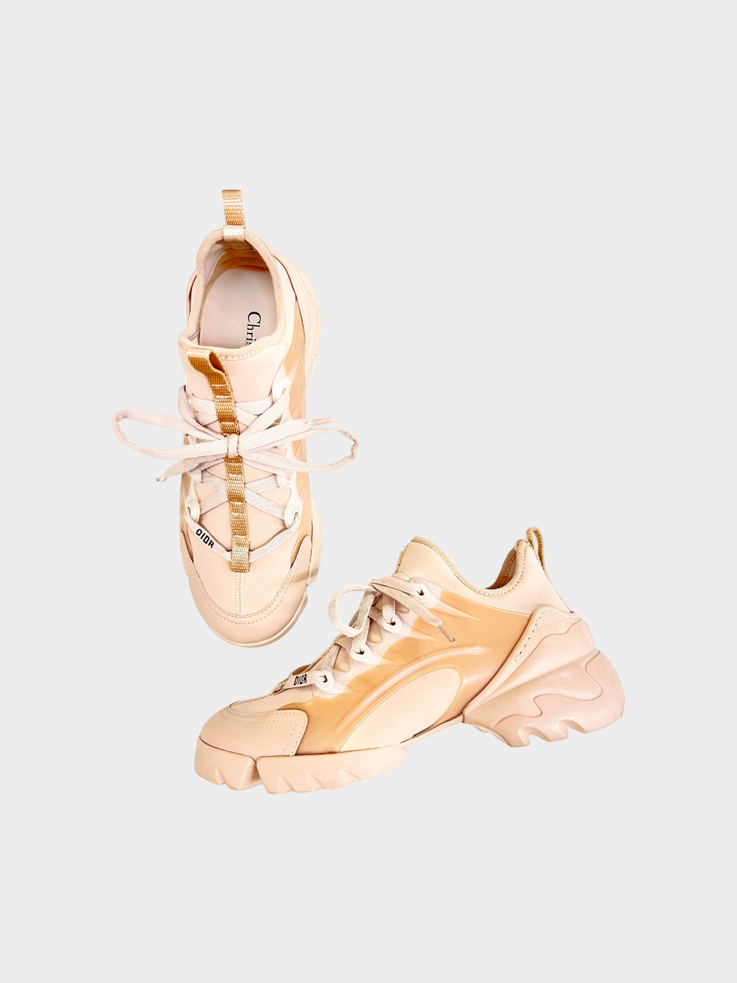 Christian Dior SS 2019 Beige D-Connect Sneakers