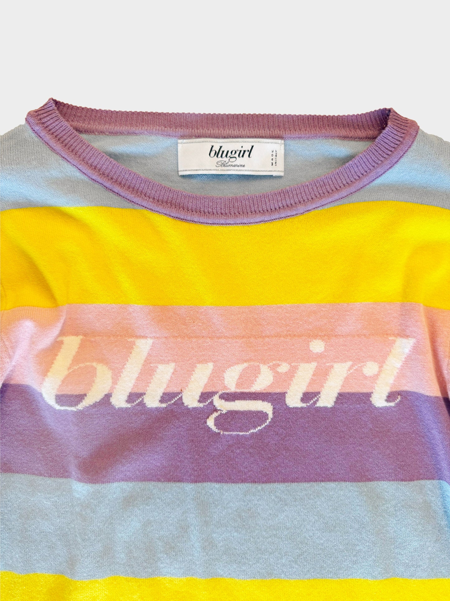 Blumarine 2010s Blugirl Multicolor Striped Sweater